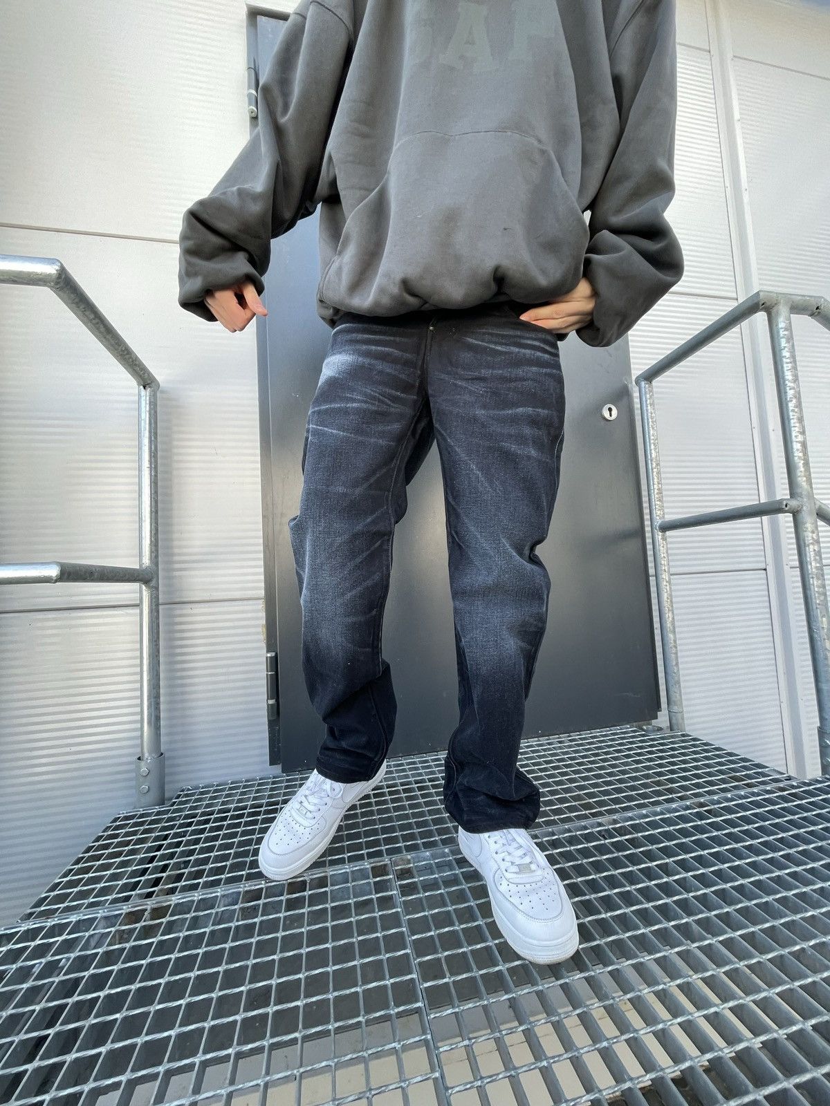 G-Star × Vintage Vintage G Star raw jeans denim straight fit Size US 31 - 2 Thumbnail