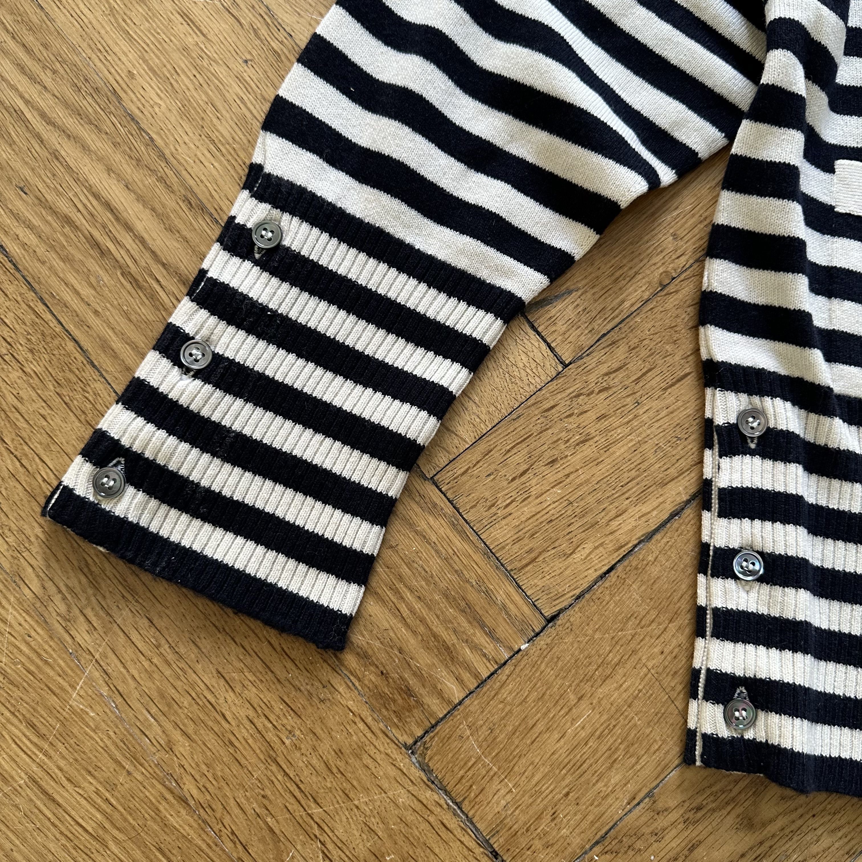 Thom Browne Striped Cashmere Cardigan Size US XL / EU 56 / 4 - 6 Thumbnail