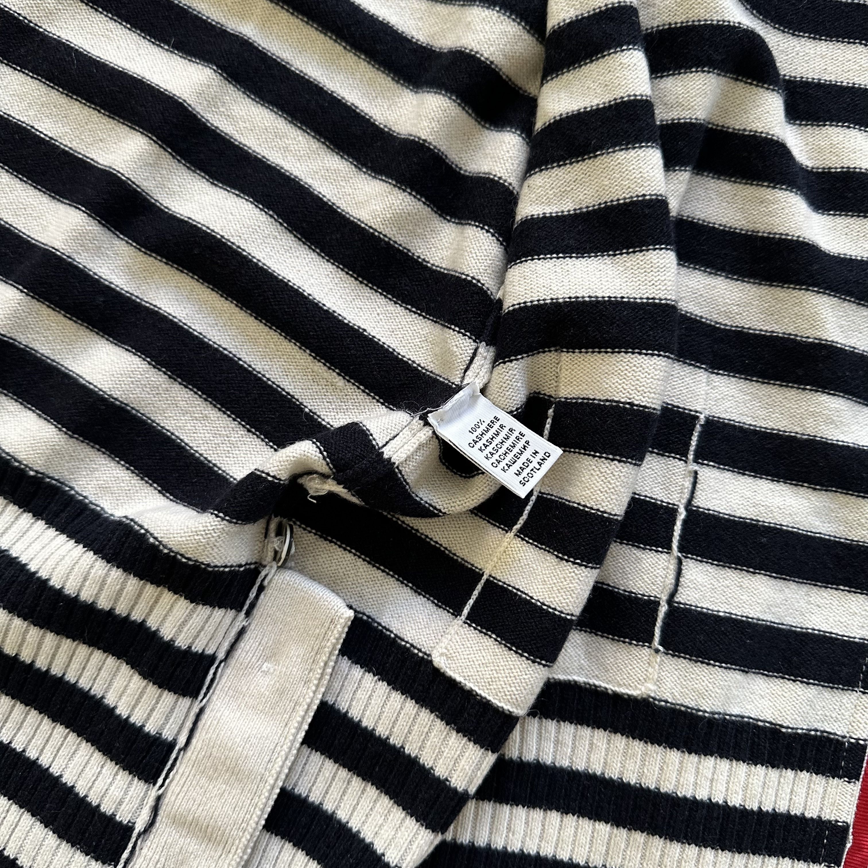Thom Browne Striped Cashmere Cardigan Size US XL / EU 56 / 4 - 4 Thumbnail