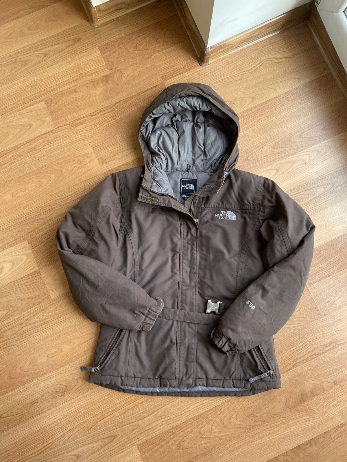Vintage The North Face Brown Woman Puffer Down Jacket 550