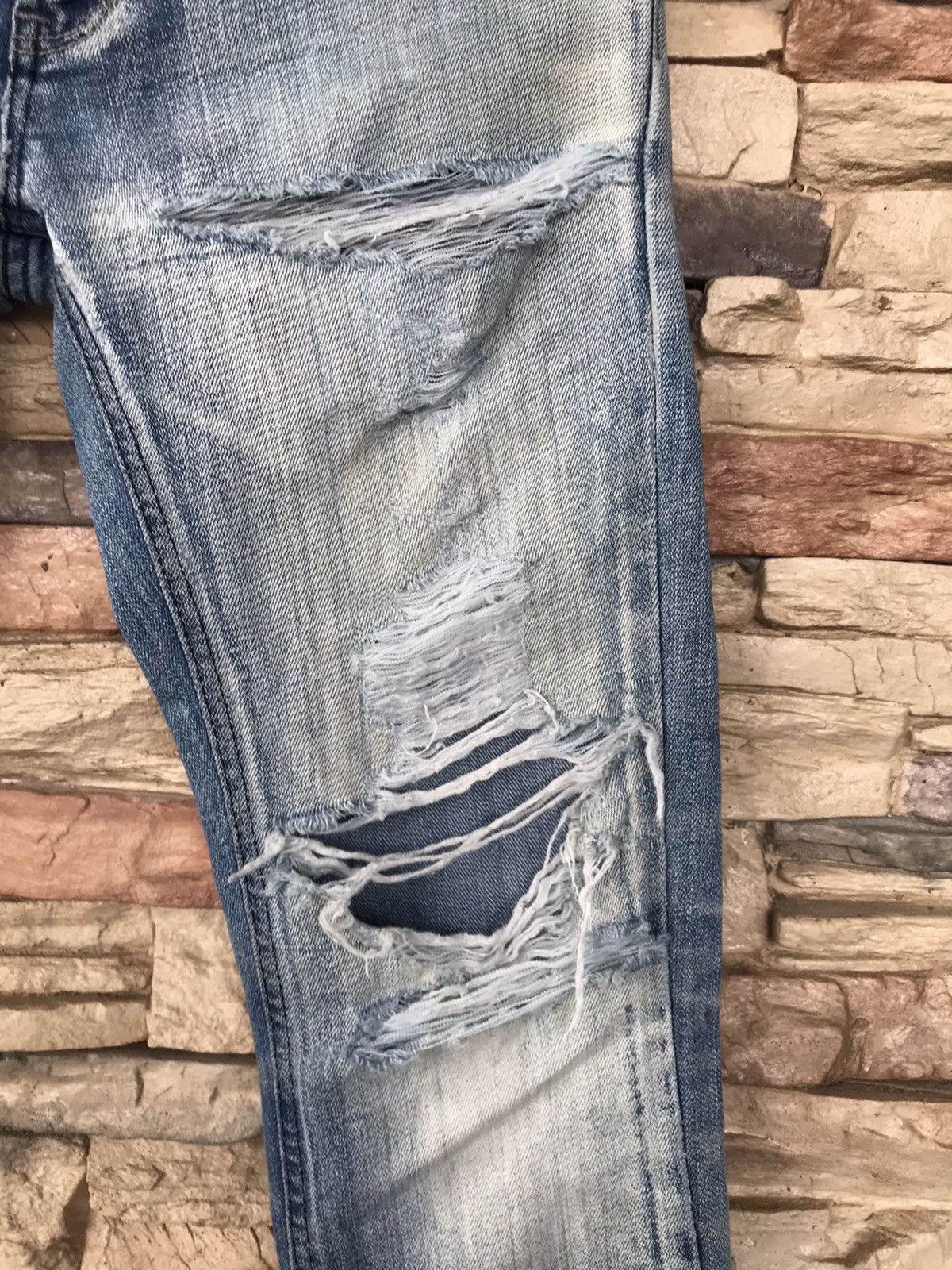 Lee Vintage Lee Rider Distressed Jeans Size US 29 - 5 Thumbnail