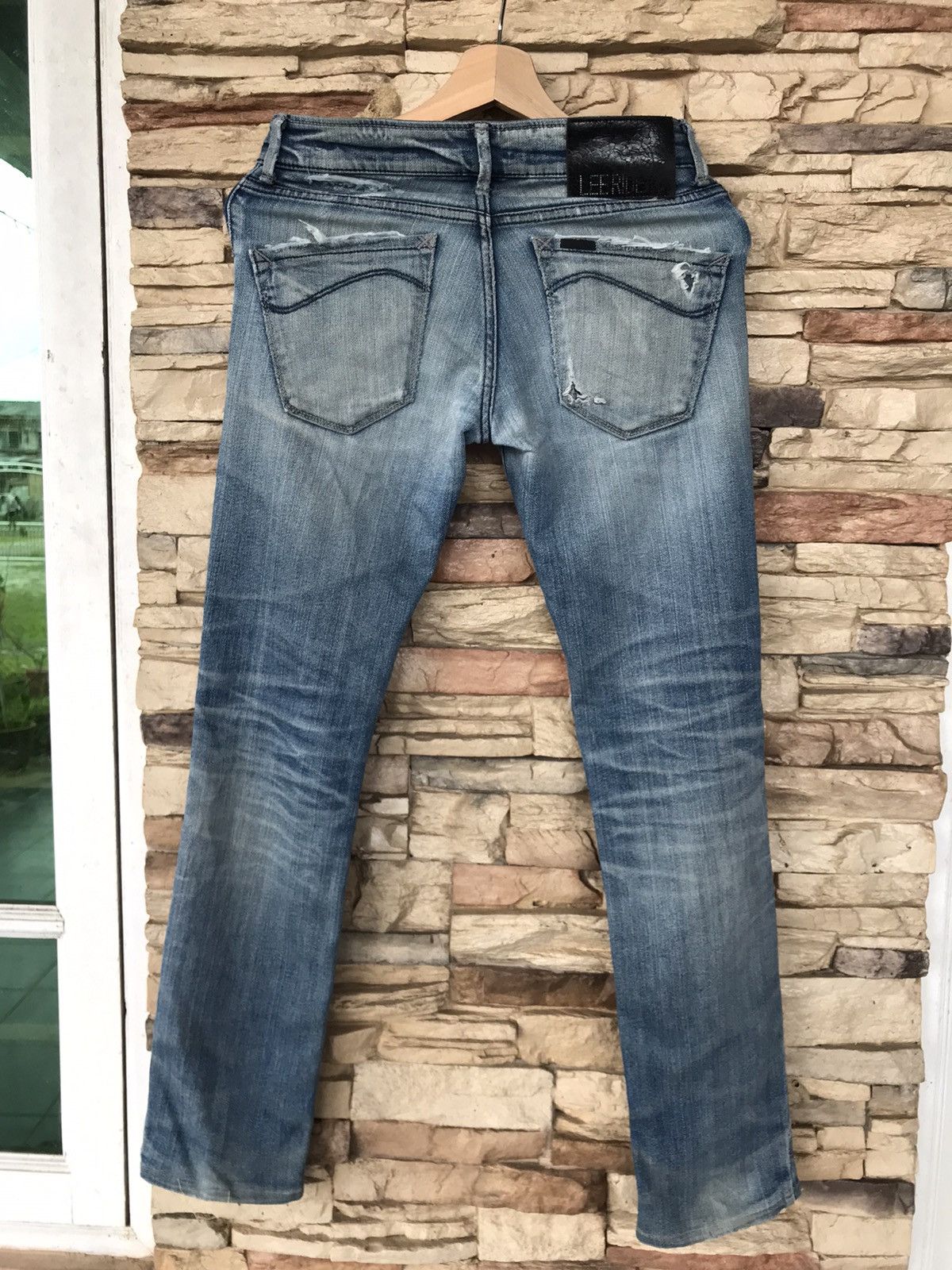 Lee Vintage Lee Rider Distressed Jeans Size US 29 - 2 Thumbnail