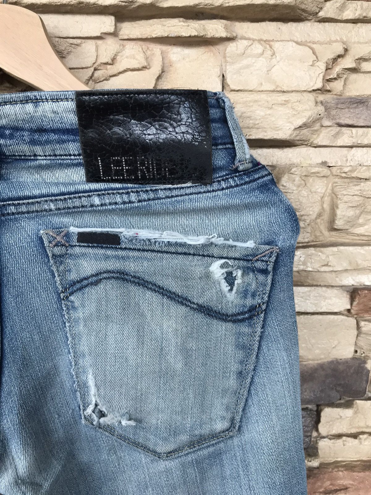 Lee Vintage Lee Rider Distressed Jeans Size US 29 - 10 Thumbnail