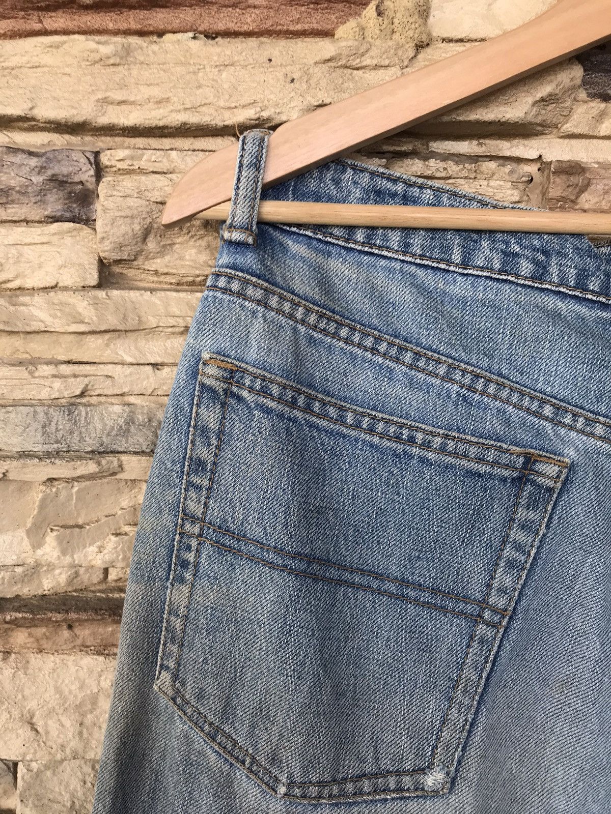 Big John Vintage Big John Distressed Jeans Size US 34 / EU 50 - 14 Thumbnail