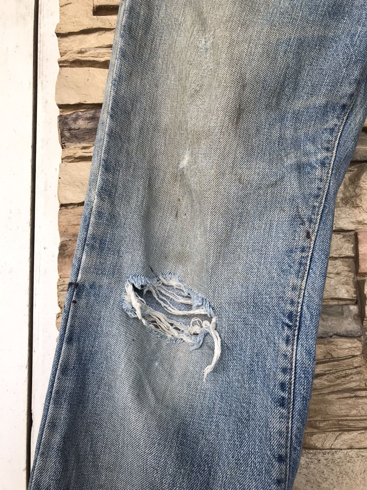 Big John Vintage Big John Distressed Jeans Size US 34 / EU 50 - 11 Thumbnail