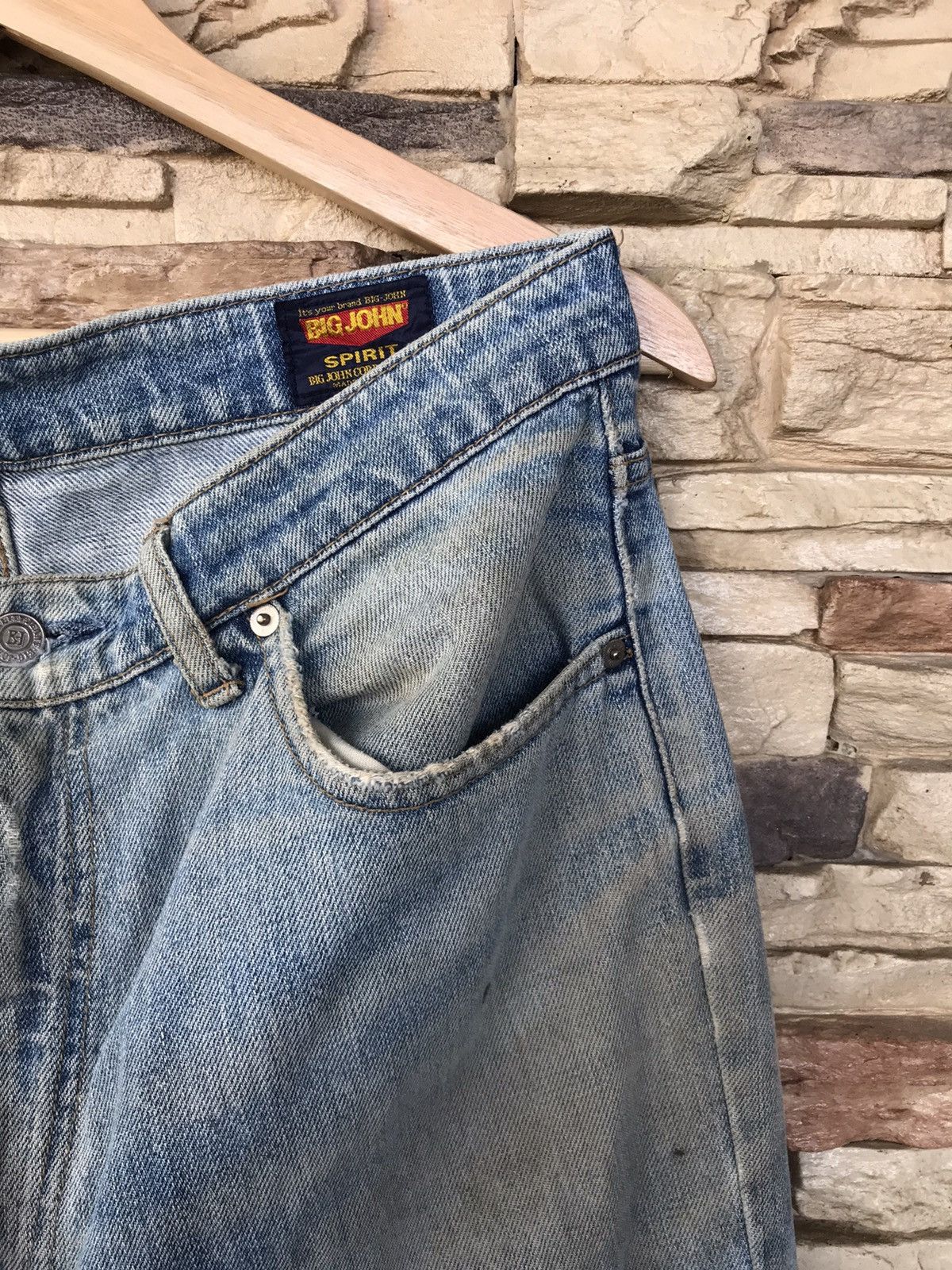 Big John Vintage Big John Distressed Jeans Size US 34 / EU 50 - 3 Thumbnail