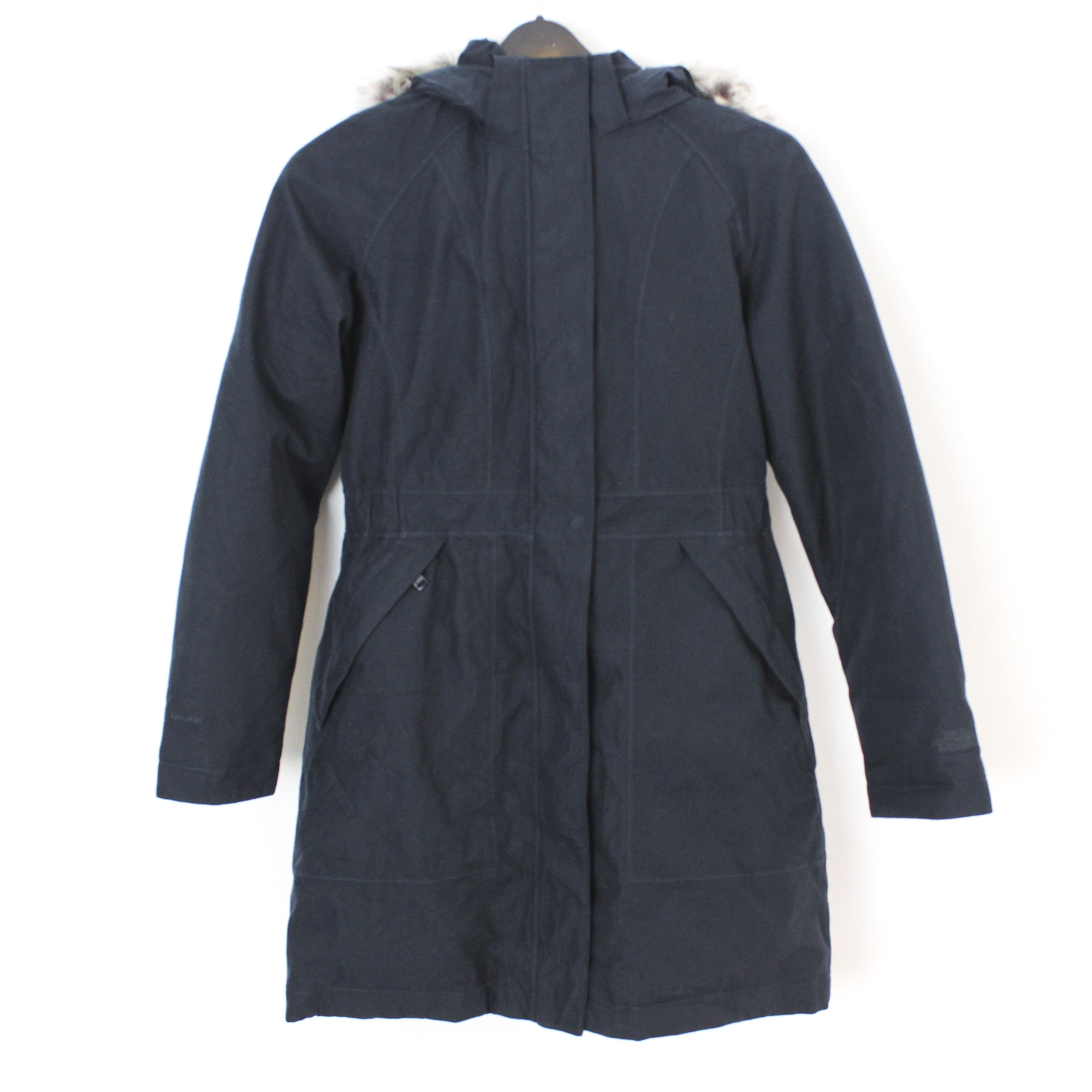 The North Face Dryvent Artic Women S Down Coat Faux Fur Parka Jacket Hooded Size S / US 4 / IT 40 - 1 Thumbnail