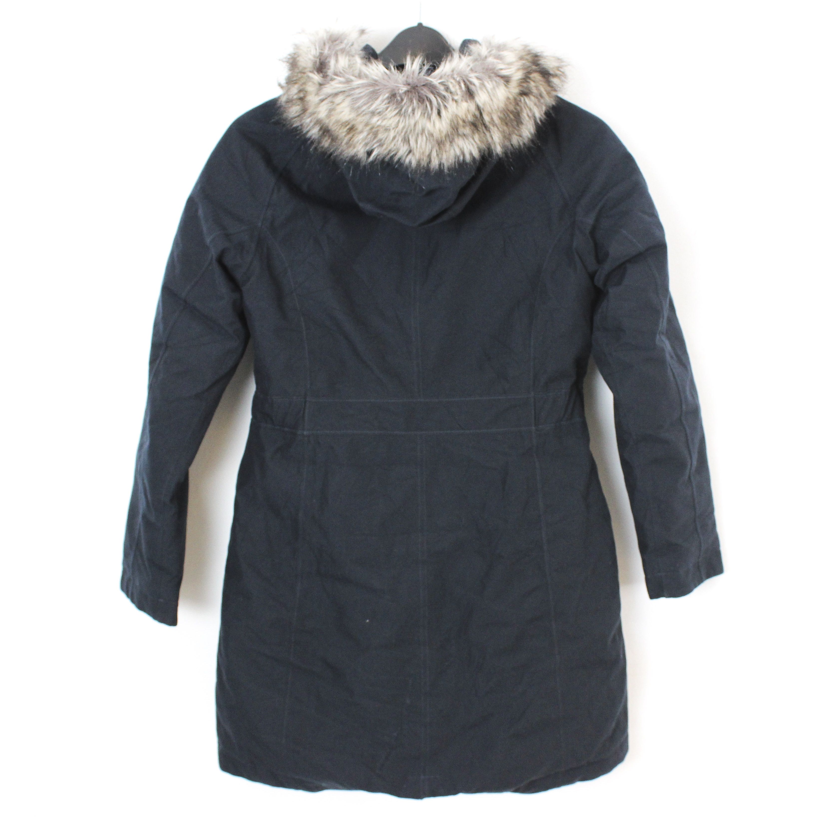 The North Face Dryvent Artic Women S Down Coat Faux Fur Parka Jacket Hooded Size S / US 4 / IT 40 - 3 Thumbnail