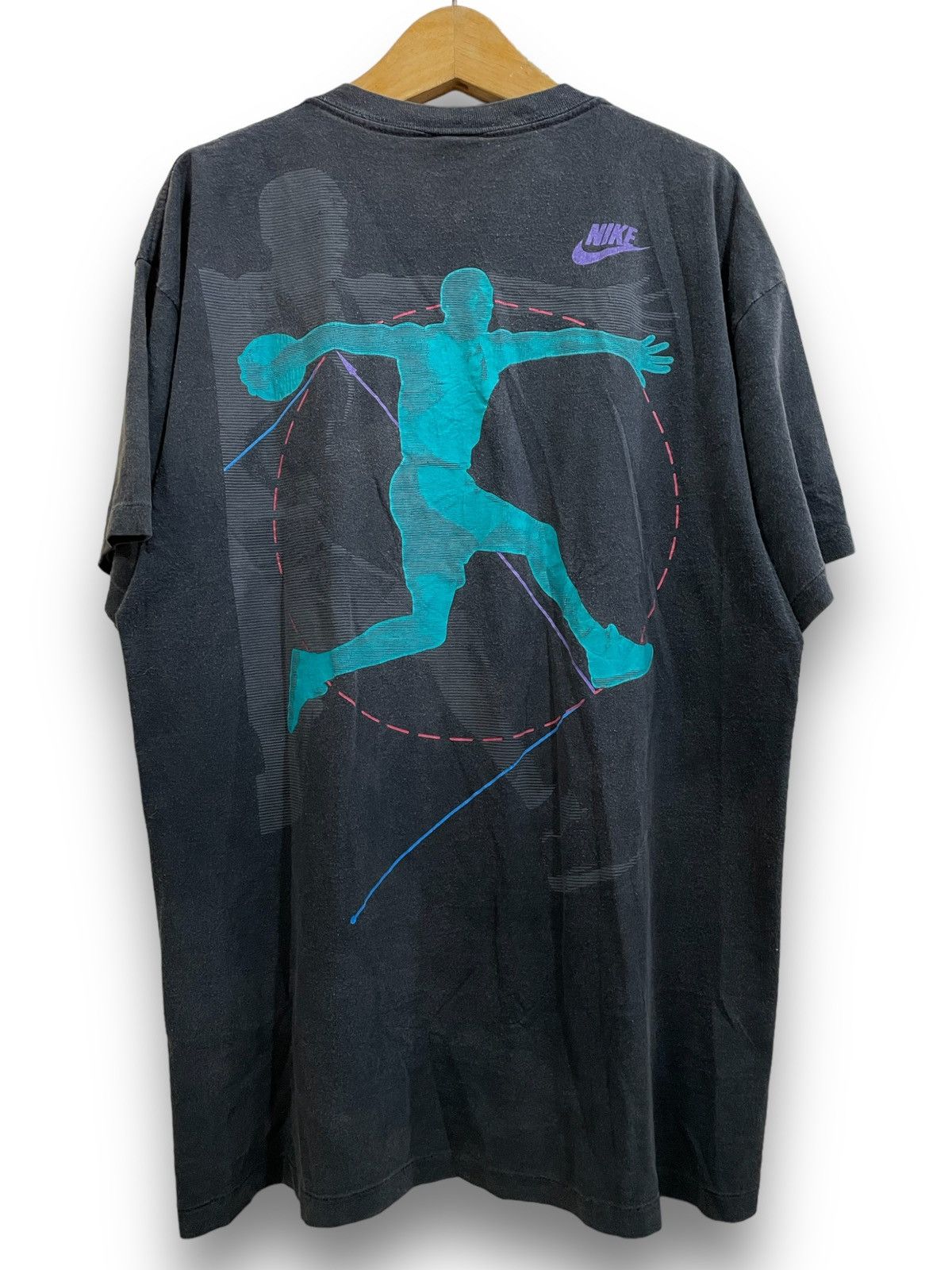 image of Jordan Nike Grail Air Jordan 90's Nike Tee in Black, Men's (Size XL)