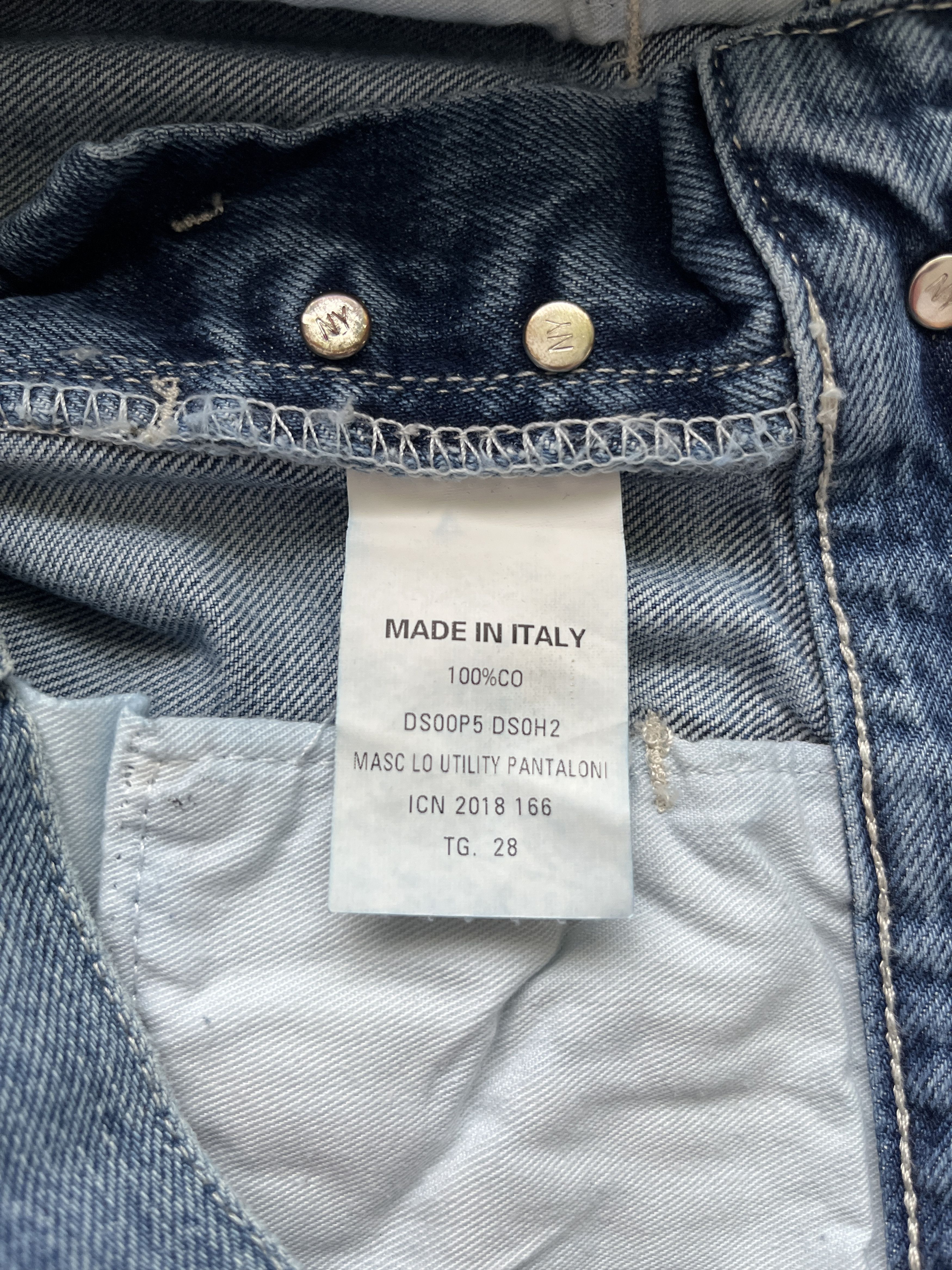 Helmut Lang ⚡️QUICK SALE⚡️2018 Helmut Lang Blue Masc Lo Utility Jeans Size US 28 / EU 44 - 5 Thumbnail