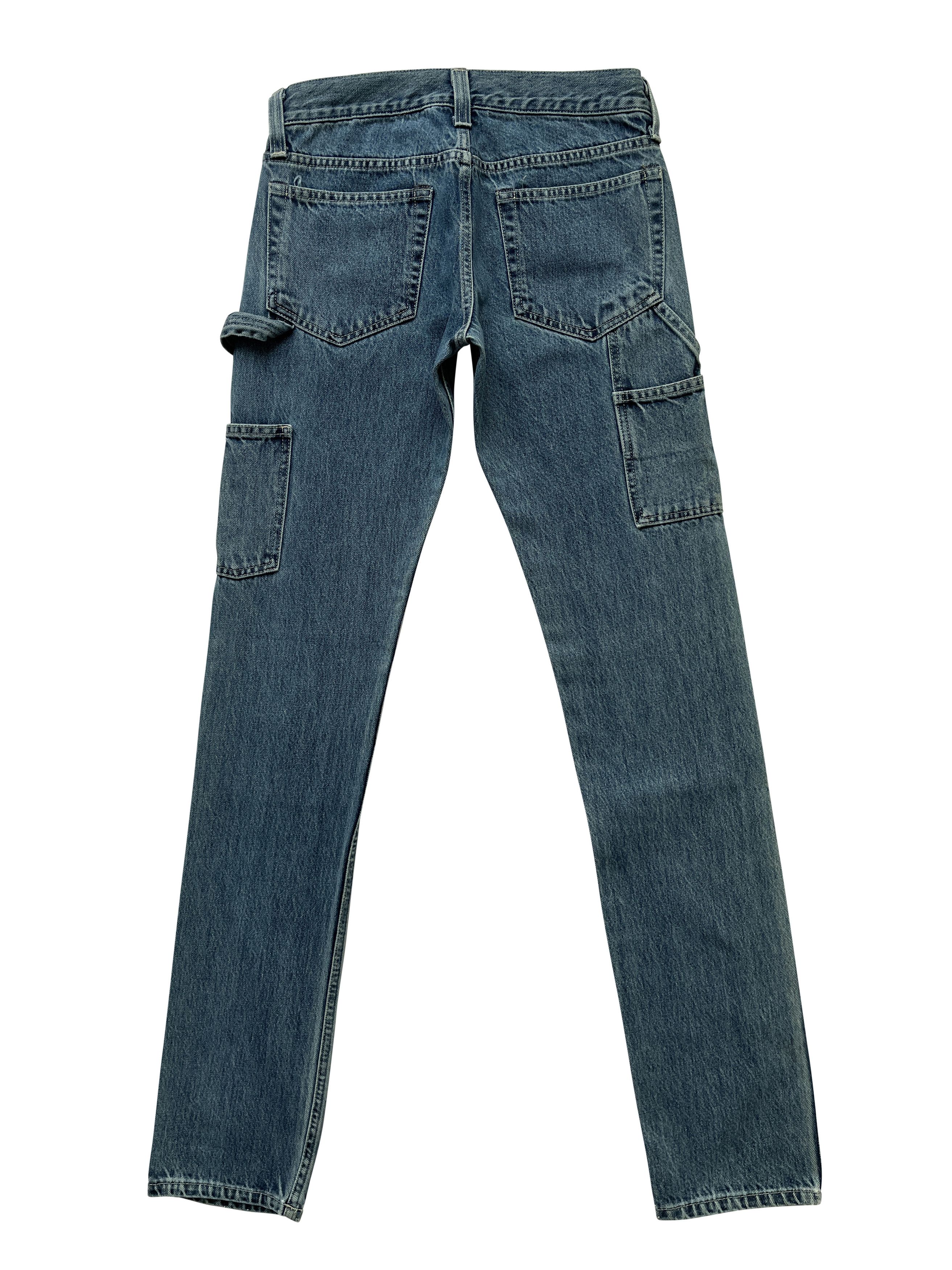 Helmut Lang ⚡️QUICK SALE⚡️2018 Helmut Lang Blue Masc Lo Utility Jeans Size US 28 / EU 44 - 2 Thumbnail