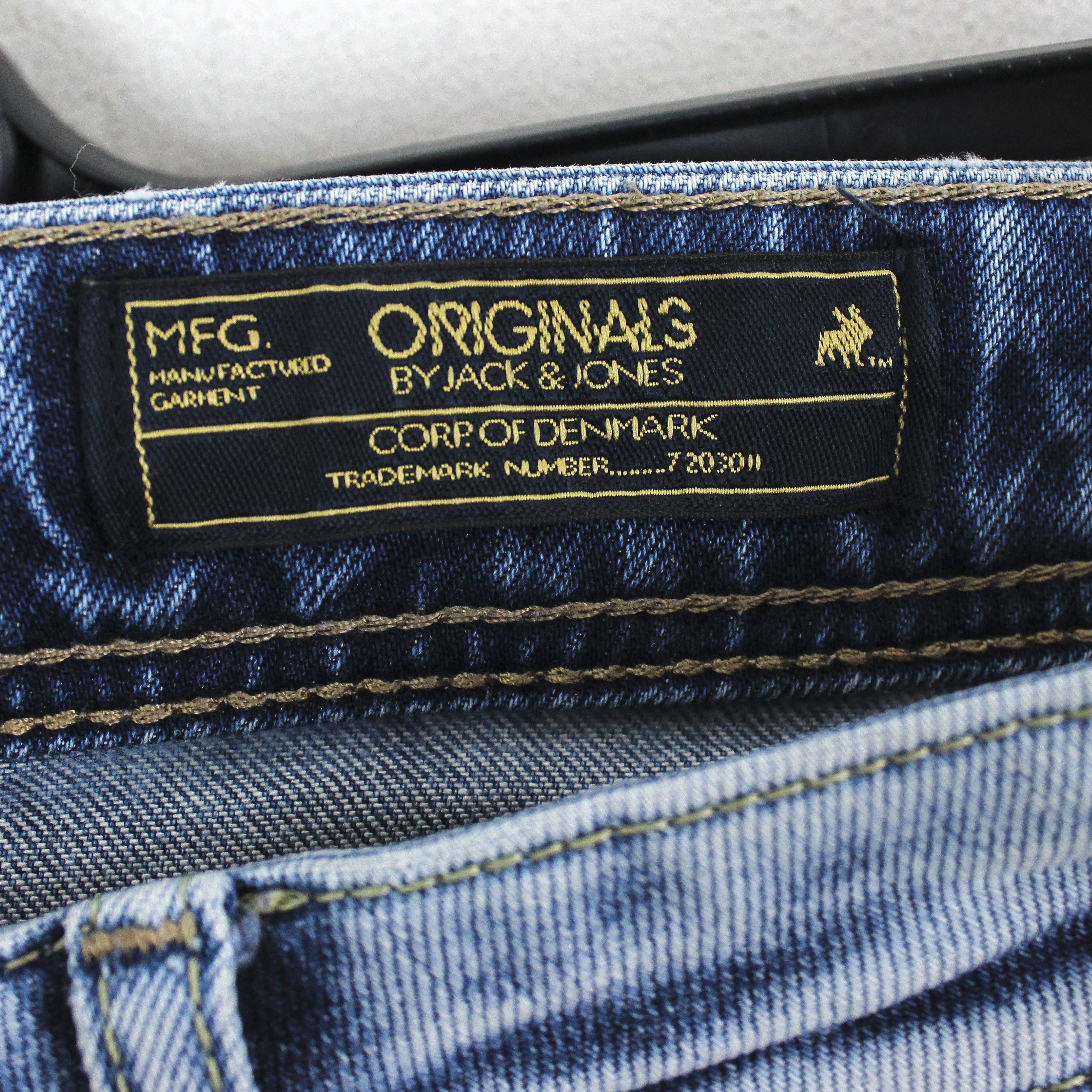 Jack & Jones Tim Men W31 L30 Slim Fit Straight Jeans Denim Pants Trousers Size US 31 - 5 Thumbnail