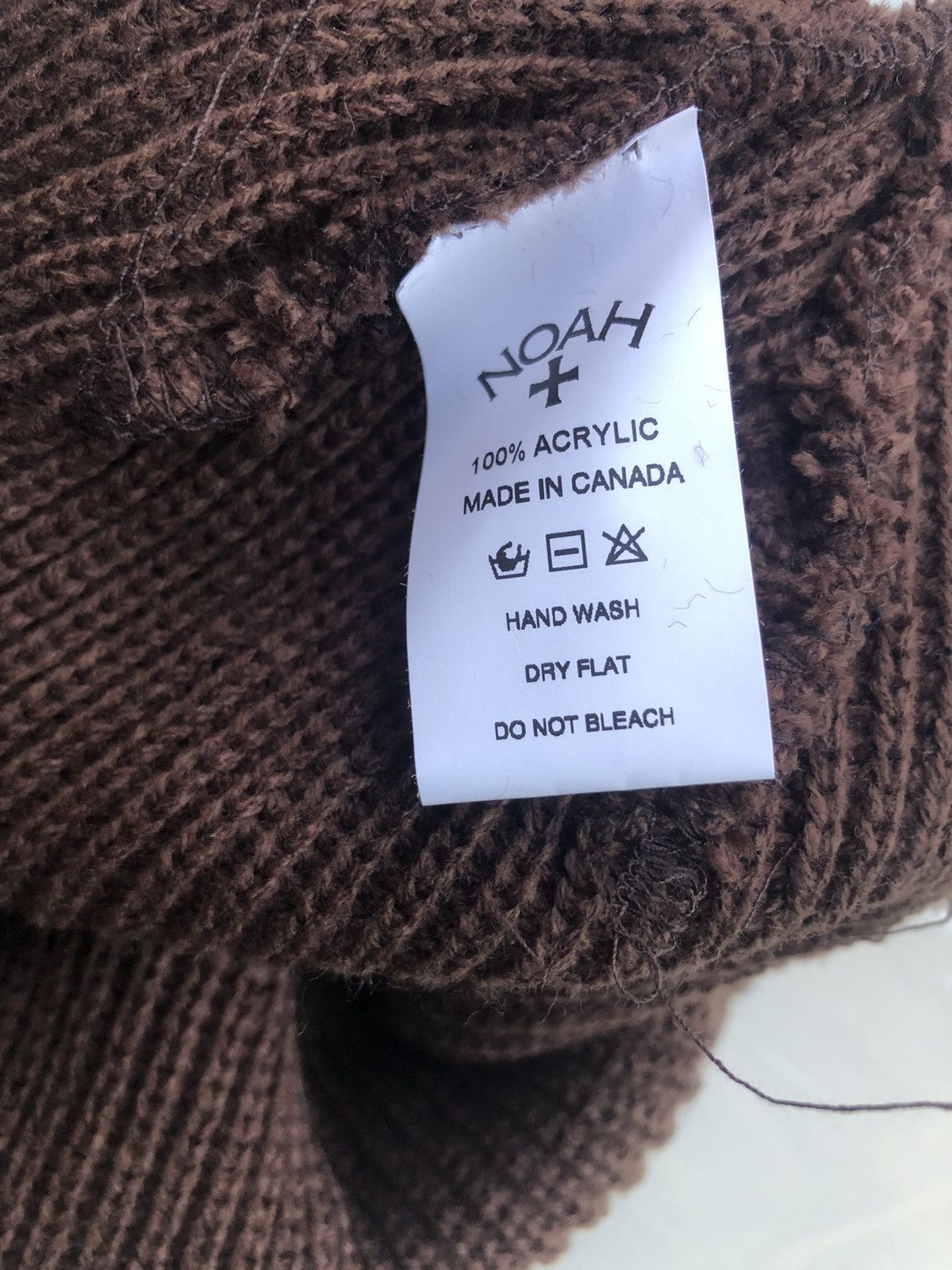 Noah NEW Noah Team Beanie BROWN Size ONE SIZE - 3 Thumbnail
