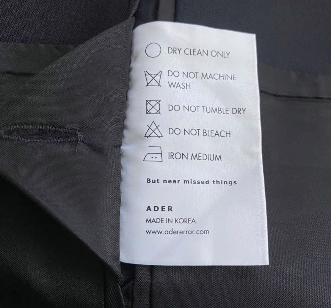 Ader Error Ader Error spoils the irregular cut cropped blazer Size US S / EU 44-46 / 1 - 6 Thumbnail