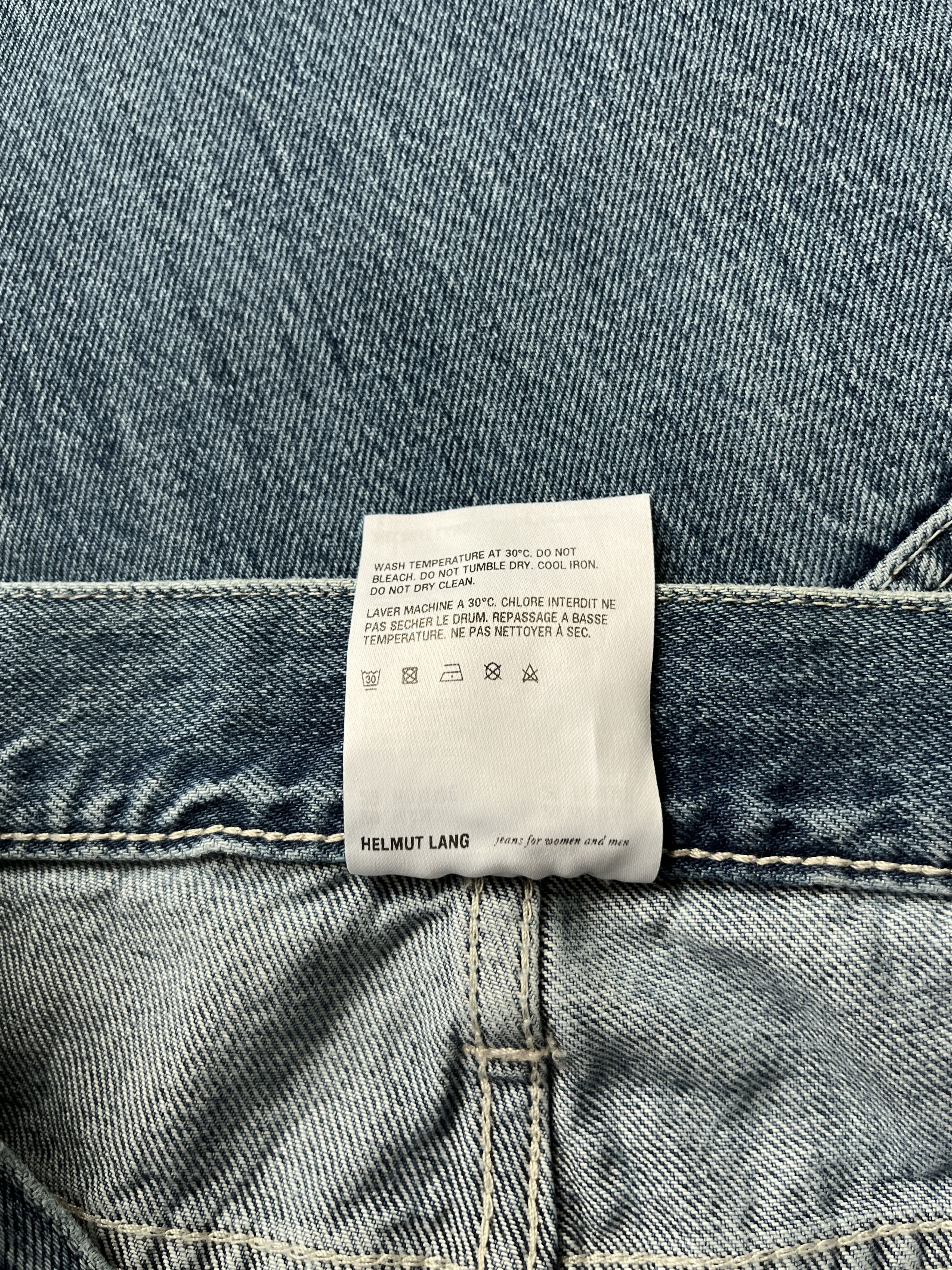 Helmut Lang ⚡️QUICK SALE⚡️2018 Helmut Lang Blue Masc Lo Utility Jeans Size US 29 - 4 Thumbnail
