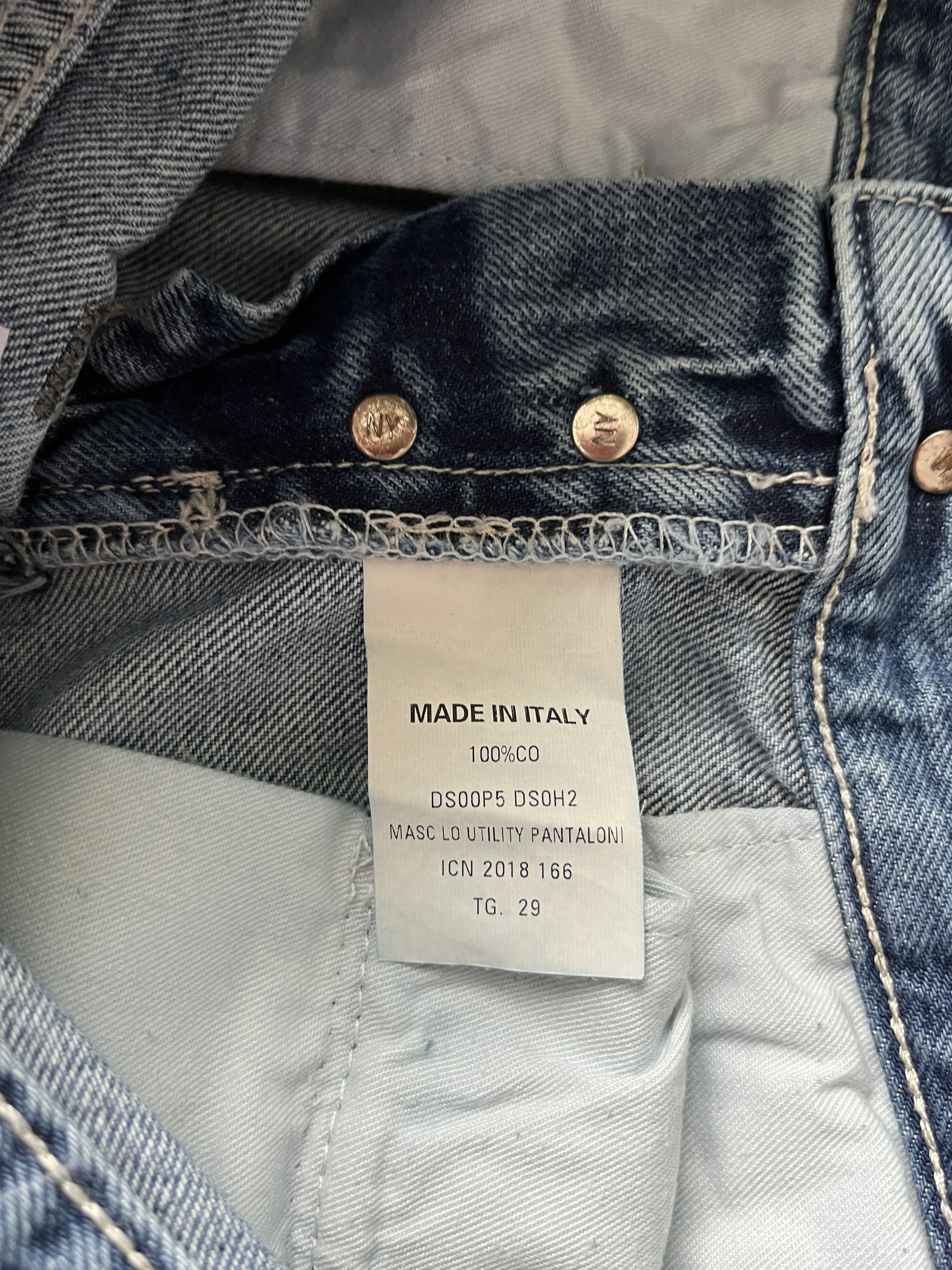 Helmut Lang ⚡️QUICK SALE⚡️2018 Helmut Lang Blue Masc Lo Utility Jeans Size US 29 - 5 Thumbnail