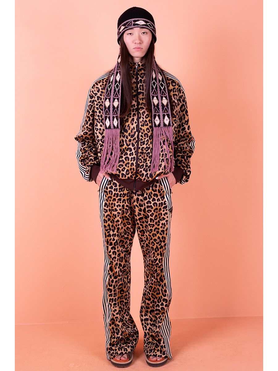 Kapital Kapital Smooth jersey Leopard stuntman & woman track Jacket |  Grailed