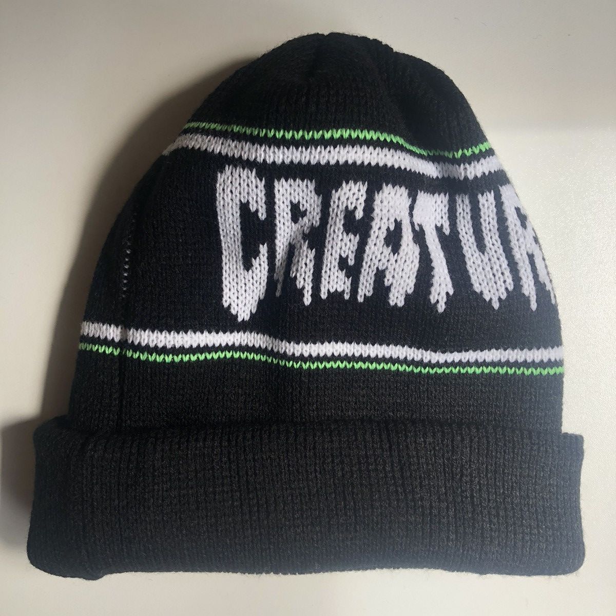 Creature Skateboards NEW Creature Skateboard Beanie BLACK Size ONE SIZE - 2 Thumbnail