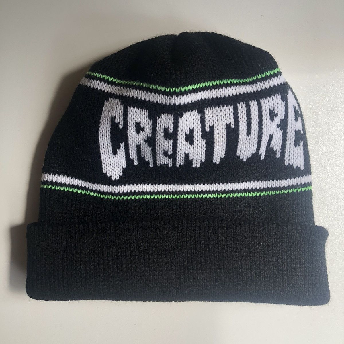 Creature Skateboards NEW Creature Skateboard Beanie BLACK Size ONE SIZE - 1 Thumbnail