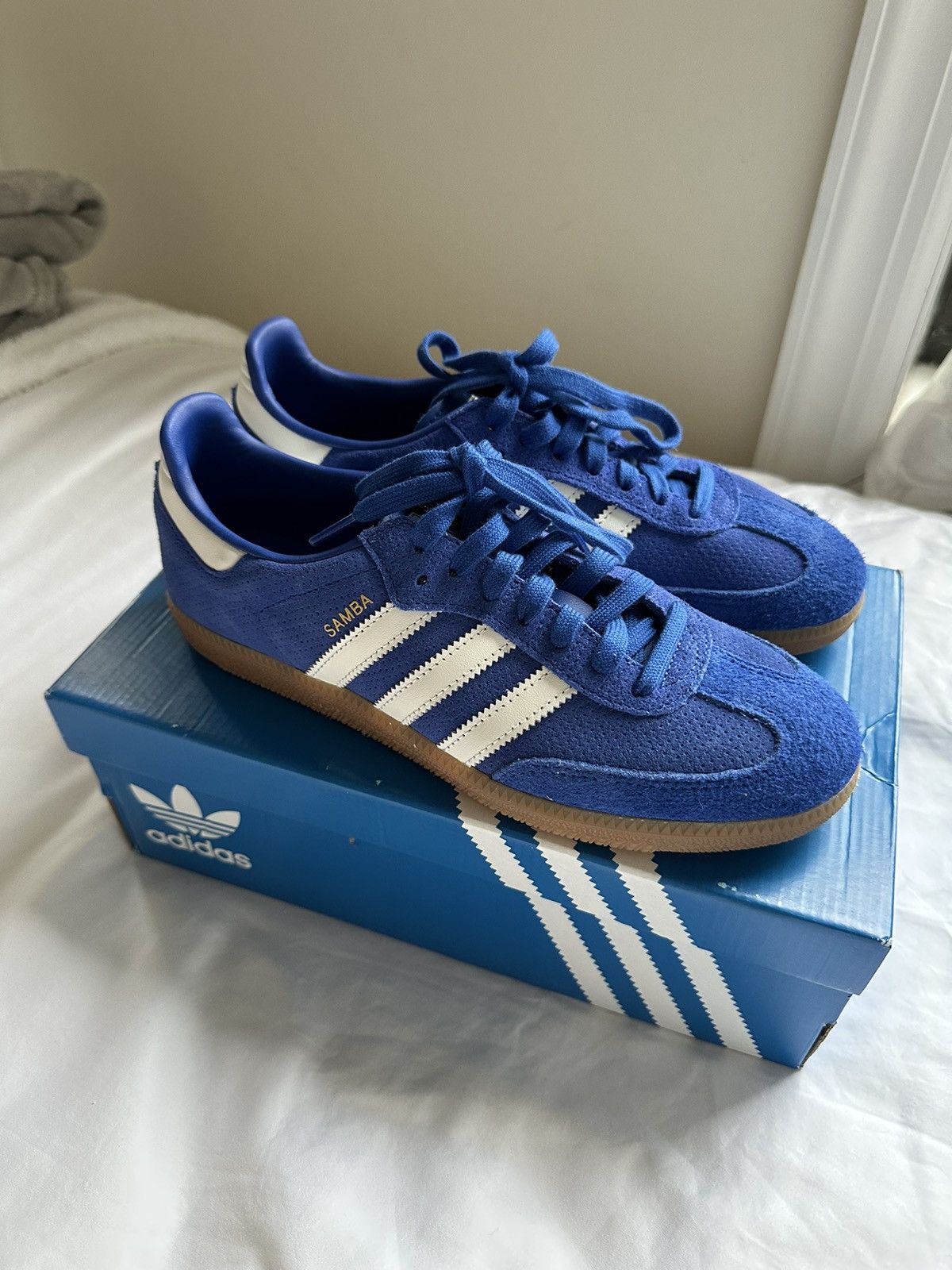 adidas gazelle silver green womens Adidas Samba XLG (Dark Blue/Cloud/White Gum) – Burn Rubber