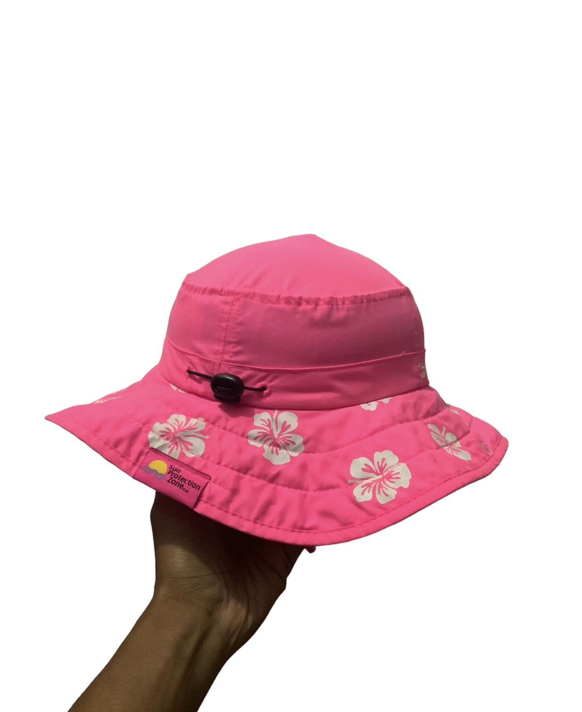 image of Archival Clothing x Outdoor Life Sun Protection Zone Hawaiian Outdoor Bucket Hat in Pink, Men's