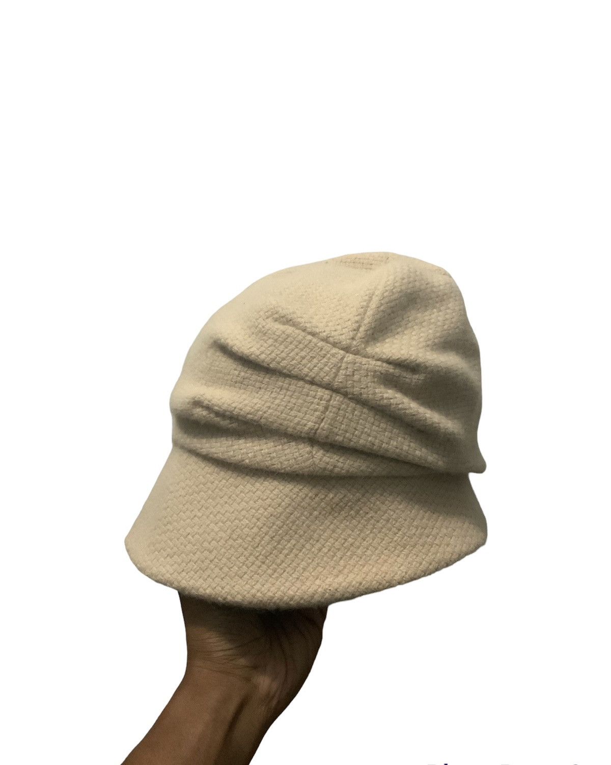 image of Vintage Ca4La Japan Wool Semi Bucket Hat Reto Hat in Cream, Men's