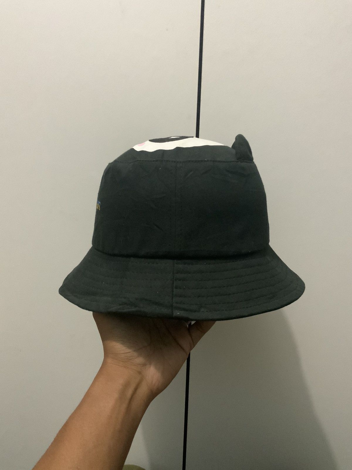 Japanese Brand Hug Luca Black Panda Bucket Hat Size ONE SIZE - 3 Thumbnail