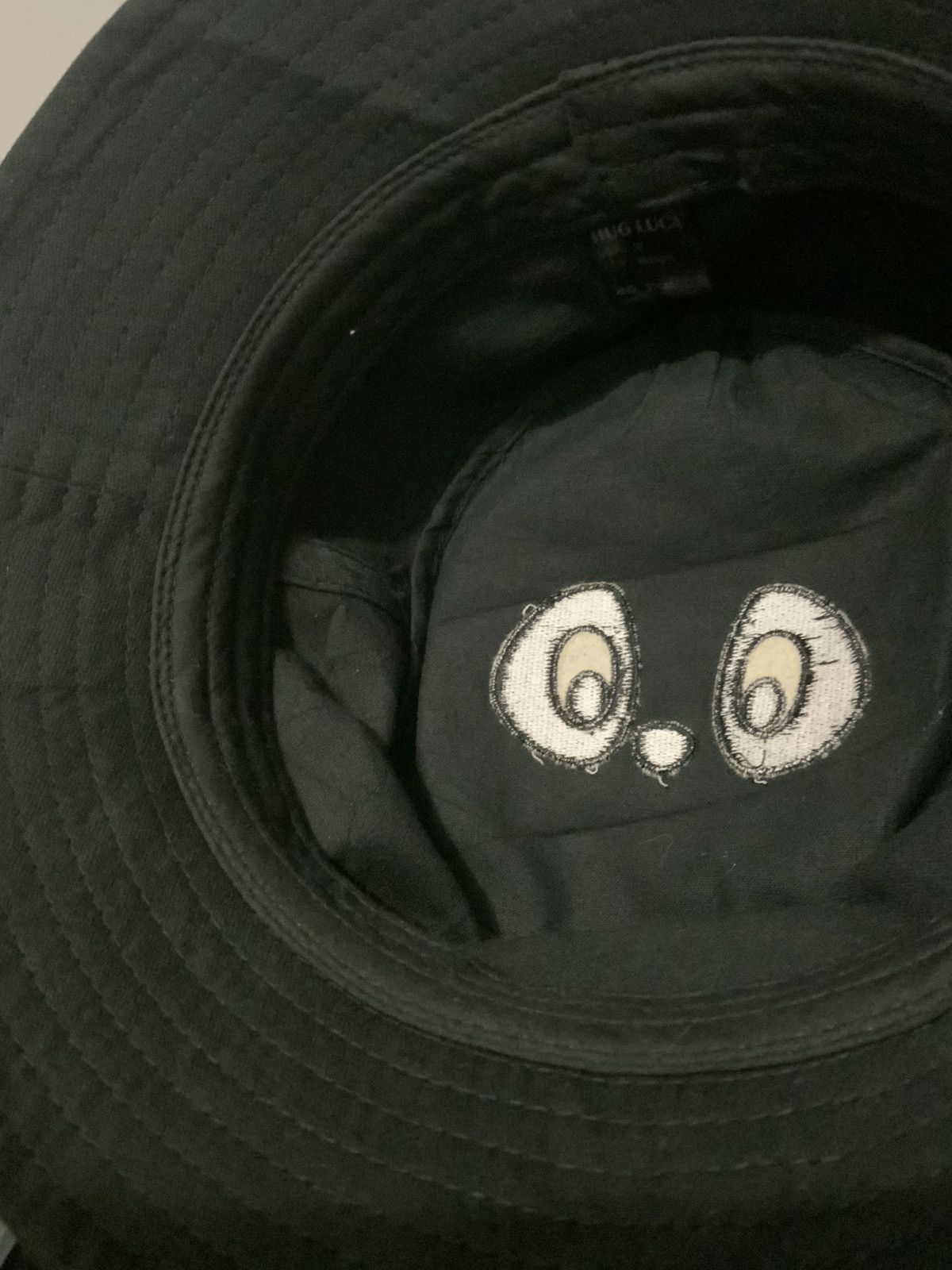 Japanese Brand Hug Luca Black Panda Bucket Hat Size ONE SIZE - 9 Thumbnail