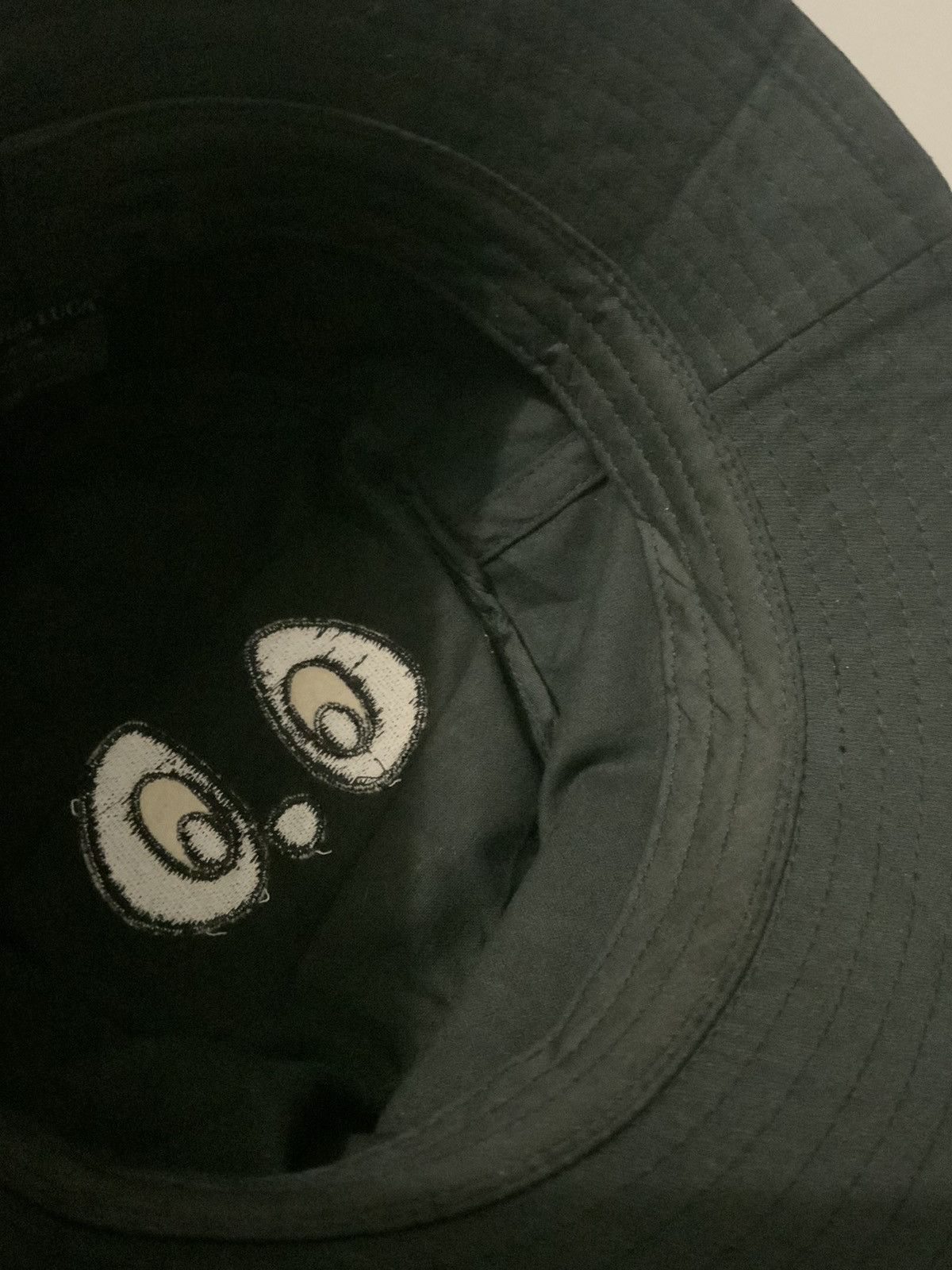 Japanese Brand Hug Luca Black Panda Bucket Hat Size ONE SIZE - 10 Thumbnail