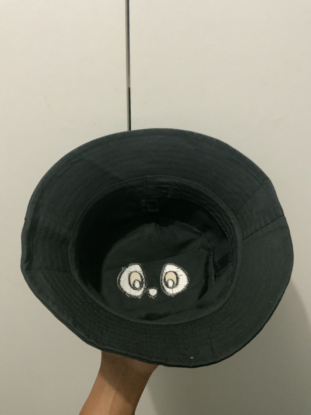 Japanese Brand Hug Luca Black Panda Bucket Hat Size ONE SIZE - 6 Thumbnail