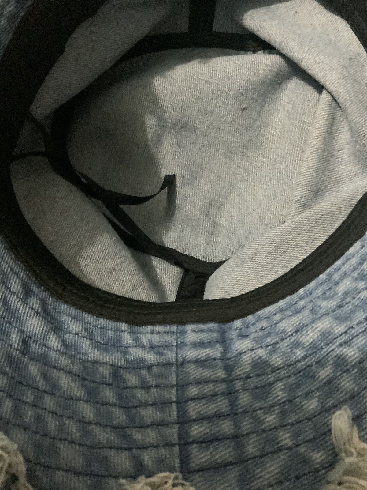 Japanese Brand Distressed Denim Faded Streetwear Bucket Hat Size ONE SIZE - 11 Thumbnail