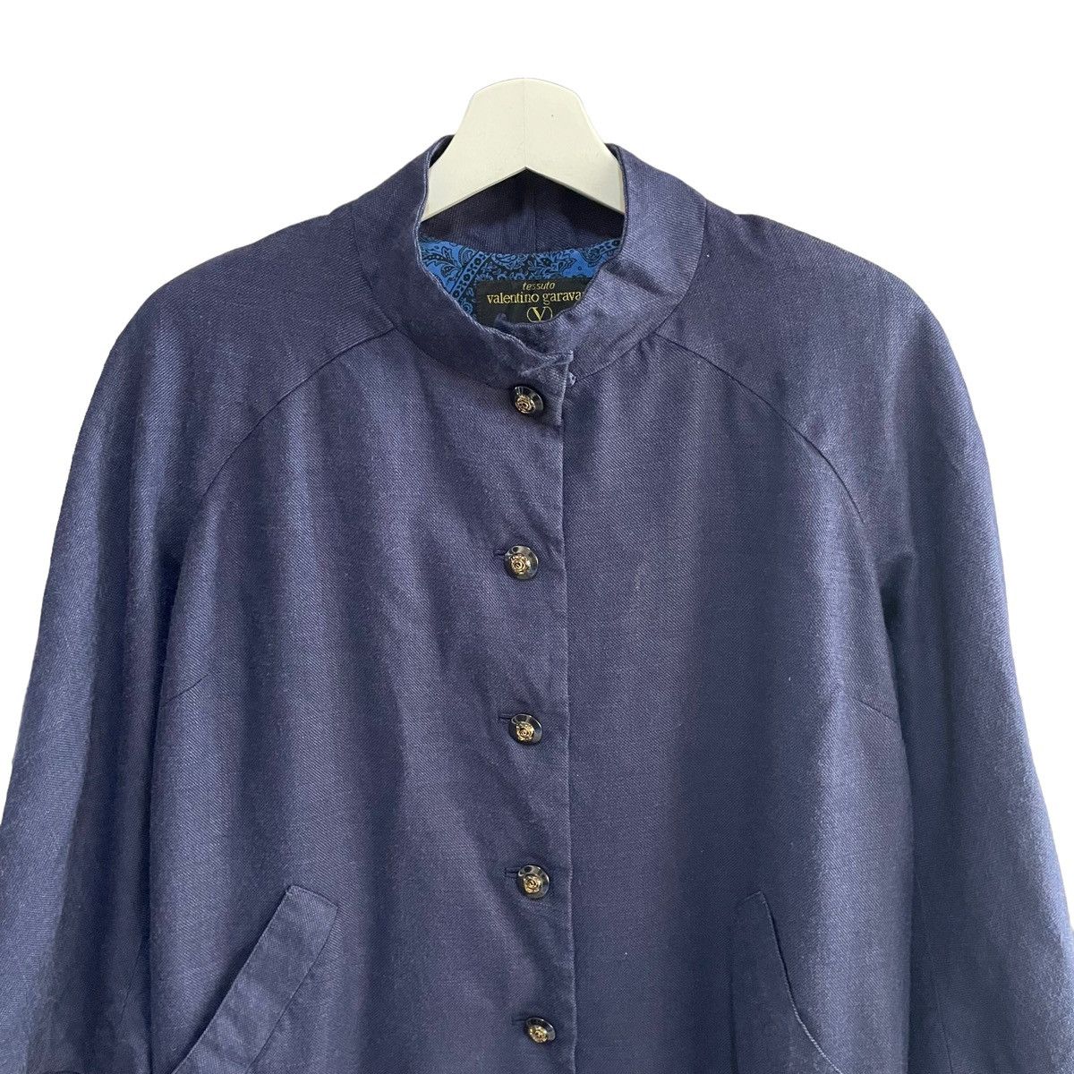 Valentino × Vintage 💥90s CLASSIC VALENTINO GARAVANI BUTTON JACKET Size L / US 10 / IT 46 - 4 Thumbnail