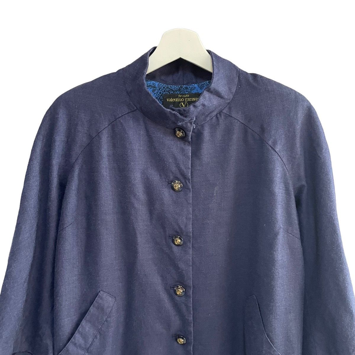 Valentino × Vintage 💥90s CLASSIC VALENTINO GARAVANI BUTTON JACKET Size L / US 10 / IT 46 - 5 Thumbnail
