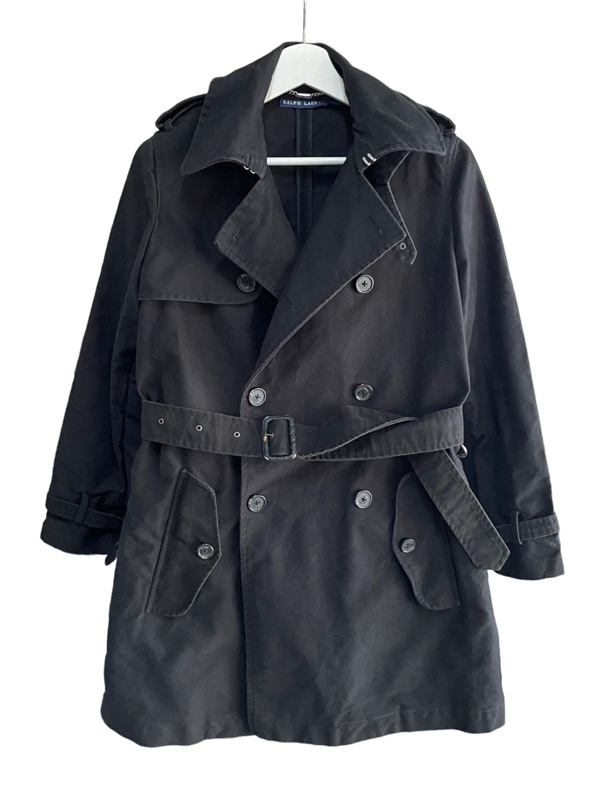 Ralph Lauren 💥 RALPH LAUREN DOUBLE BREASTED TRENCH COAT Size US S / EU 44-46 / 1 - 1 Thumbnail