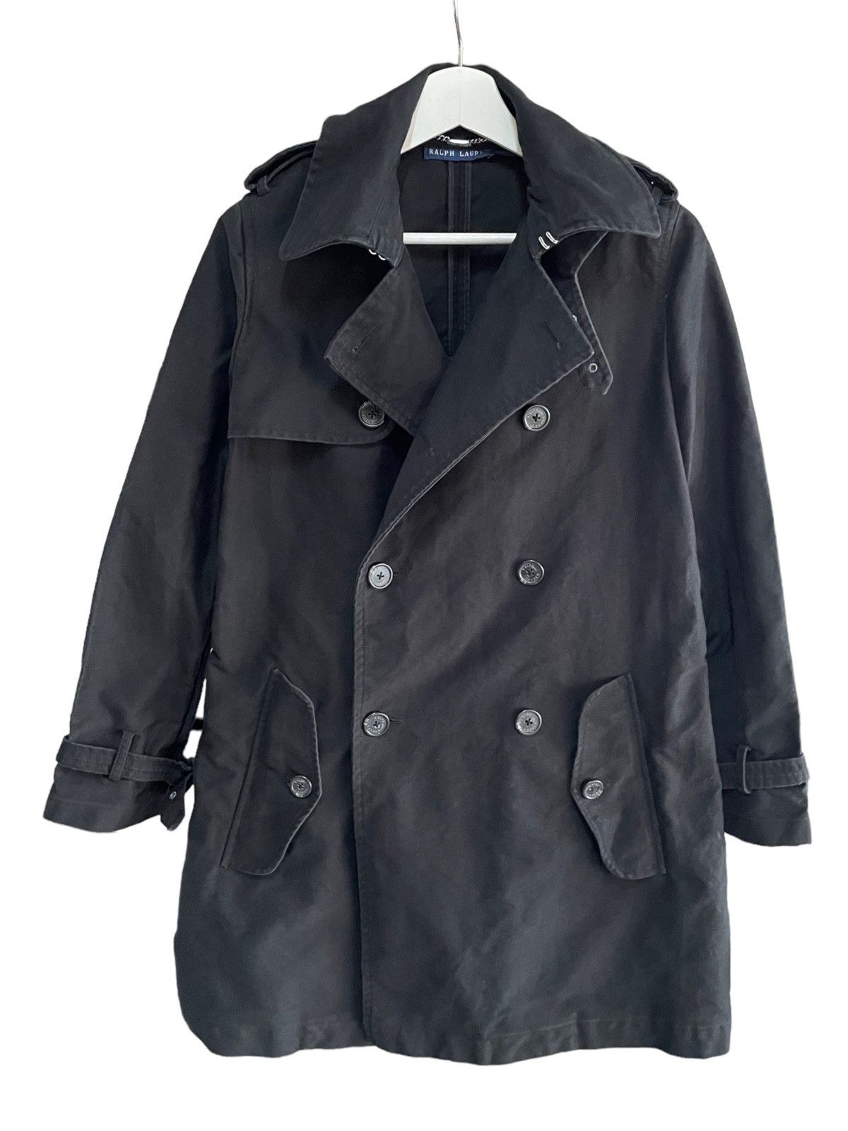 Ralph Lauren 💥 RALPH LAUREN DOUBLE BREASTED TRENCH COAT Size US S / EU 44-46 / 1 - 2 Thumbnail