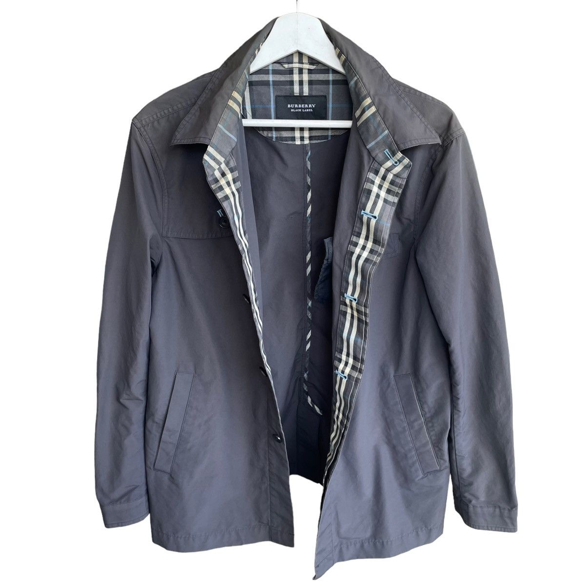 Burberry STEAL 💥 BURBERRY LIGHT BUTTON JACKET Size US L / EU 52-54 / 3 - 6 Thumbnail