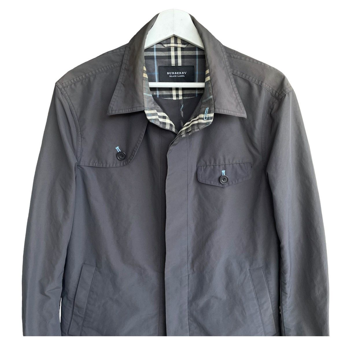 Burberry STEAL 💥 BURBERRY LIGHT BUTTON JACKET Size US L / EU 52-54 / 3 - 4 Thumbnail