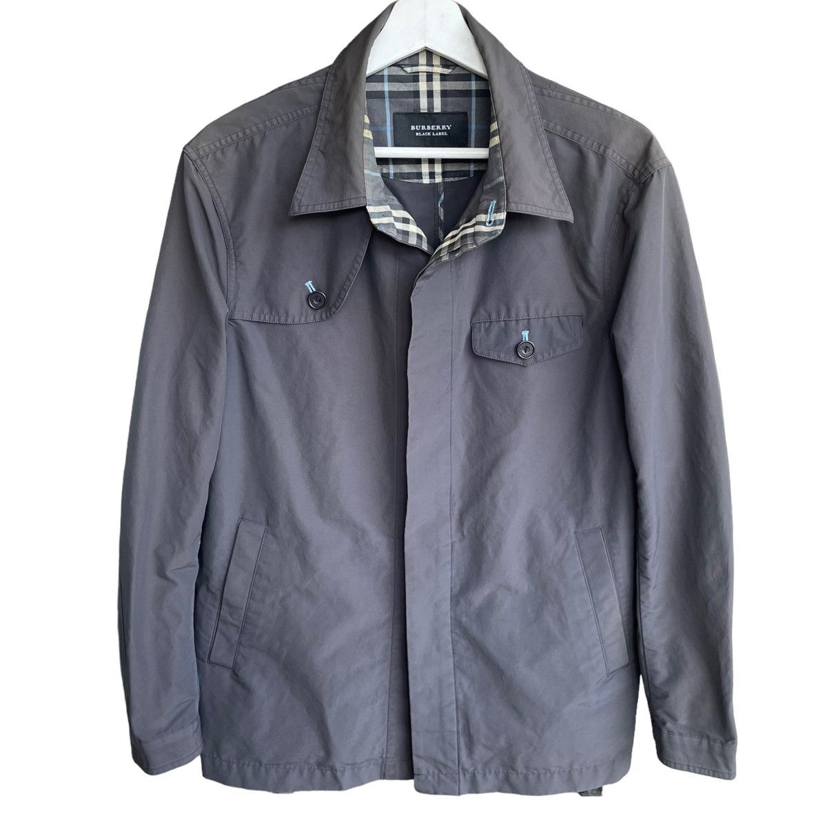 Burberry STEAL 💥 BURBERRY LIGHT BUTTON JACKET Size US L / EU 52-54 / 3 - 1 Thumbnail