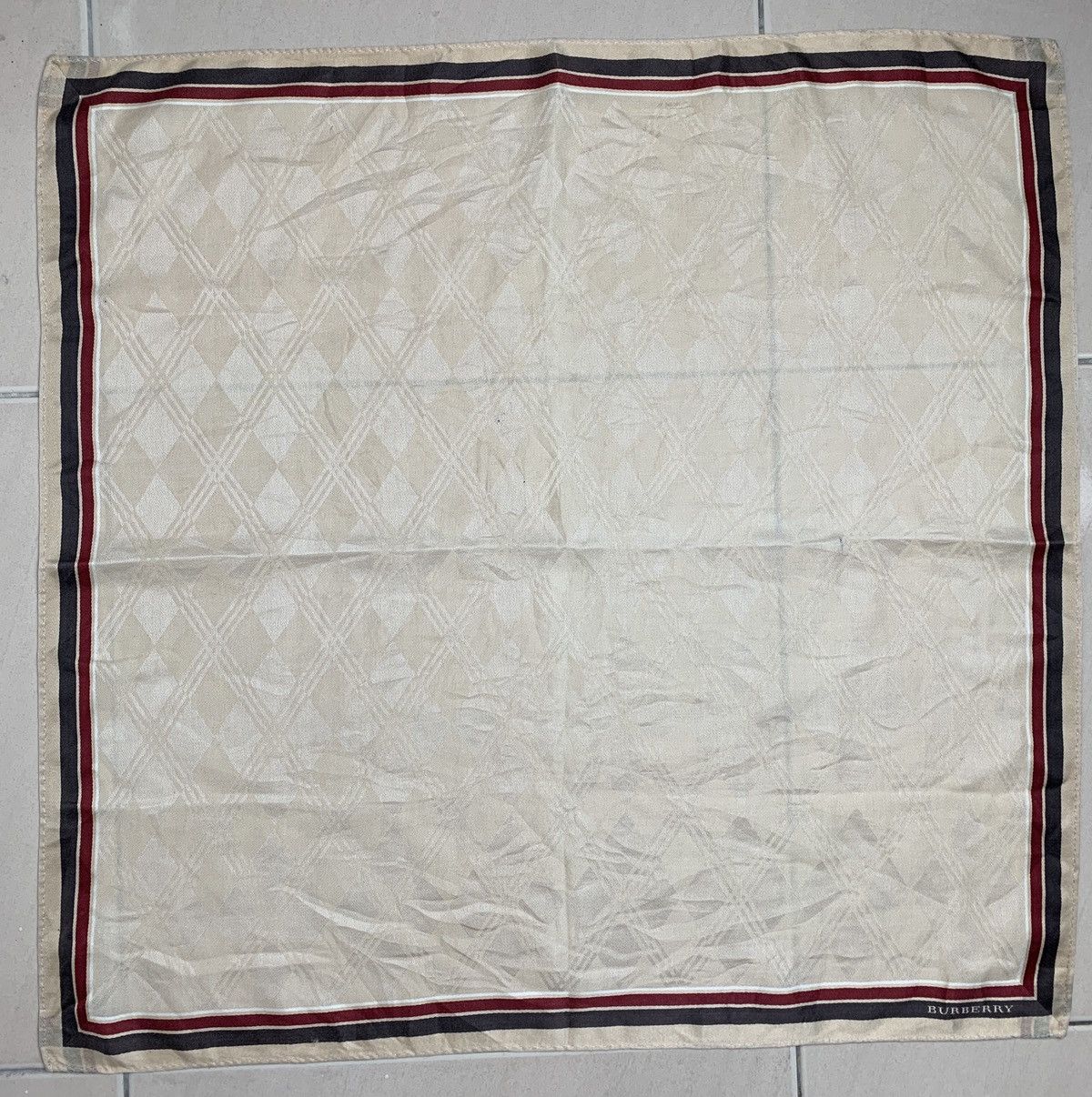 Designer Burberry Handkerchief Pocketsquares Size ONE SIZE - 3 Thumbnail