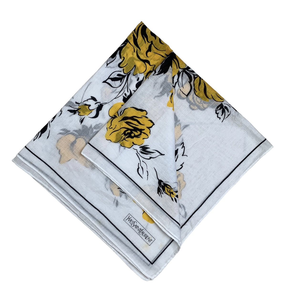 Yves Saint Laurent Yves Saint Laurent Handkerchief Pocketsquares Size ONE SIZE - 2 Thumbnail