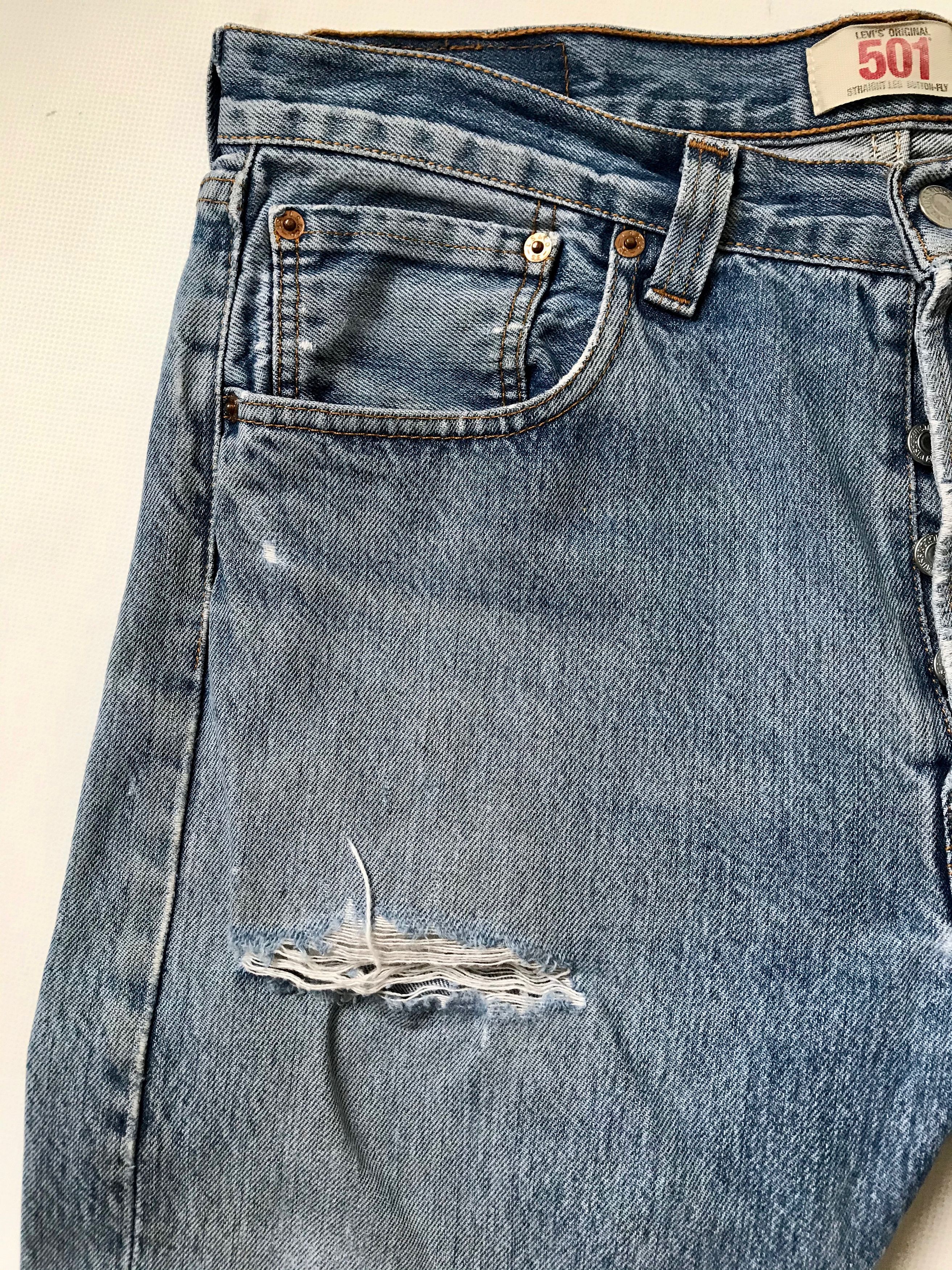 Levi's Vintage Clothing Levi's 501 Vintage Faded Worn Denim Jeans Pants Size US 34 / EU 50 - 6 Thumbnail