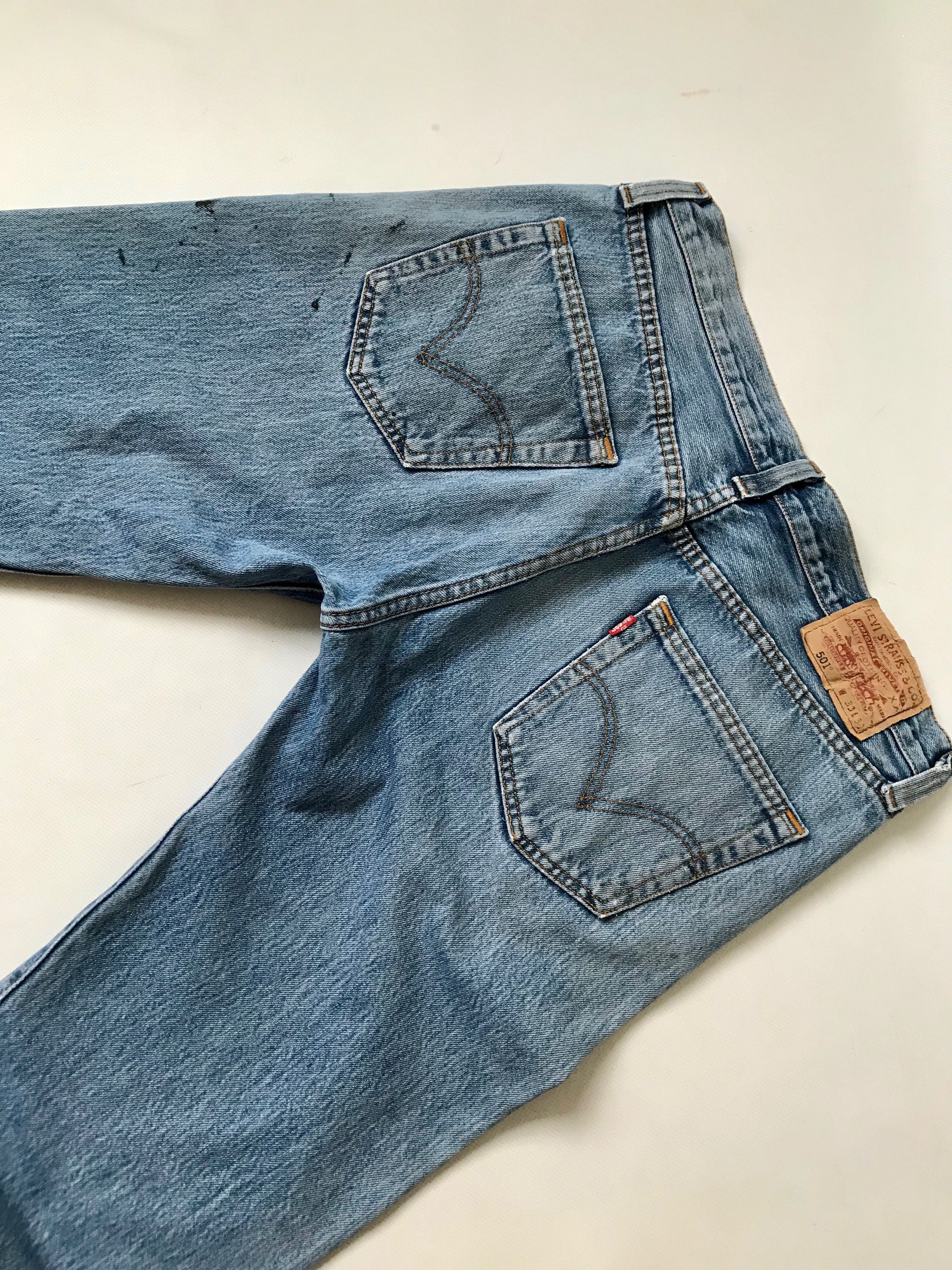 Levi's Vintage Clothing Levi's 501 Vintage Faded Worn Denim Jeans Pants Size US 34 / EU 50 - 12 Thumbnail