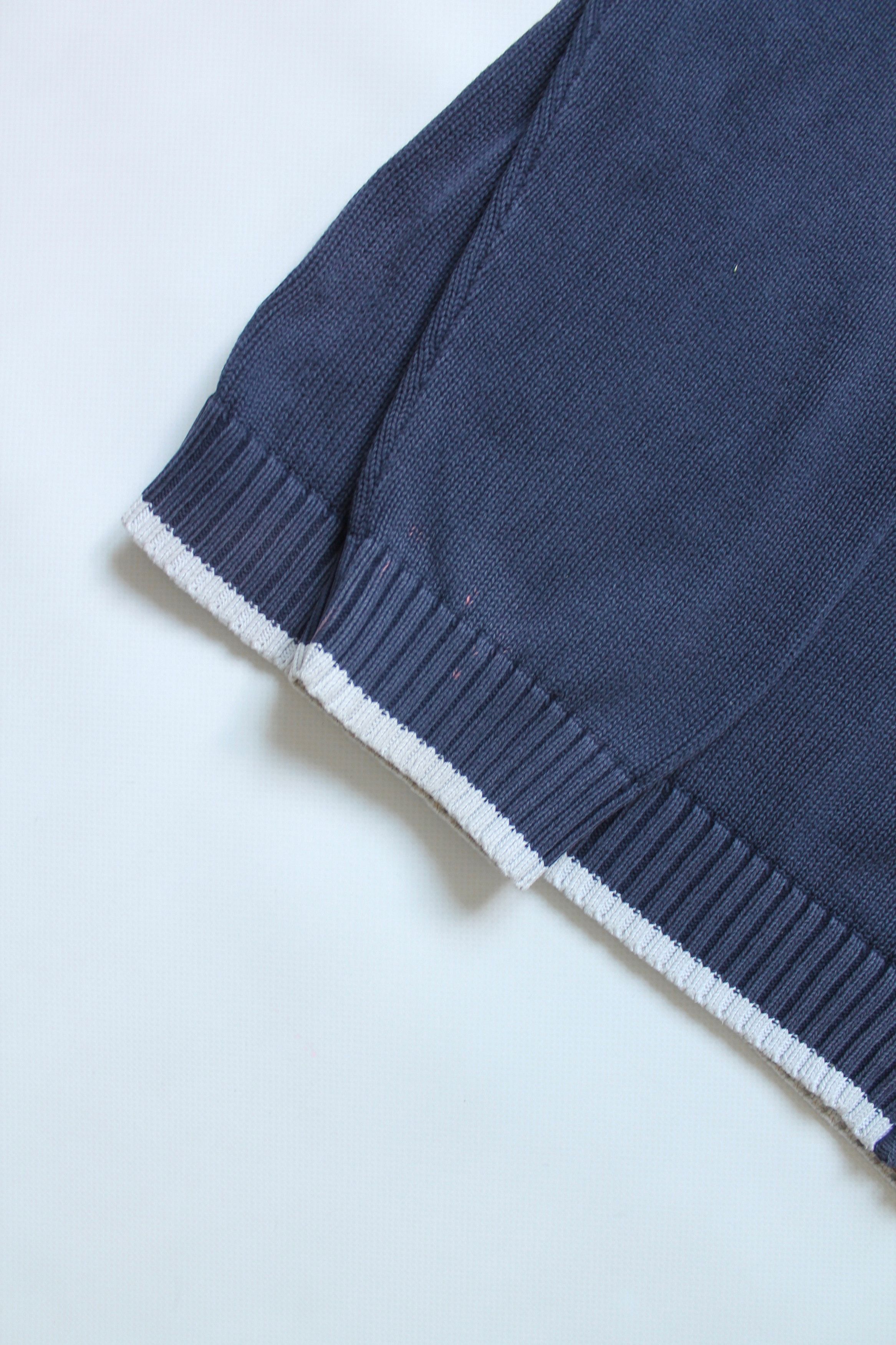 Yves Saint Laurent 90's Yves Saint Laurent Knit Full Zip Sweater Trashed Faded Size US XXL / EU 58 / 5 - 13 Thumbnail