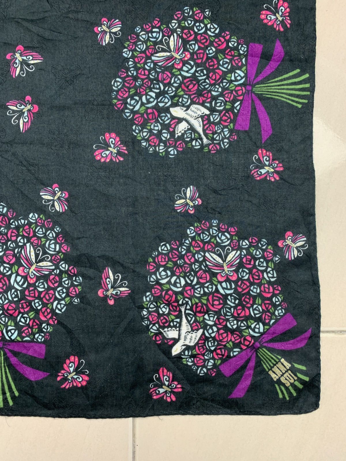 Anna Sui Anna Sui Handkerchief Pocketsquares Size ONE SIZE - 4 Thumbnail