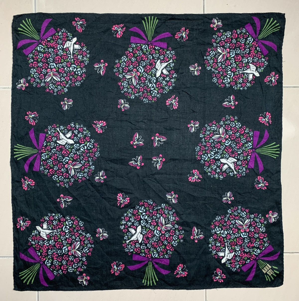 Anna Sui Anna Sui Handkerchief Pocketsquares Size ONE SIZE - 3 Thumbnail