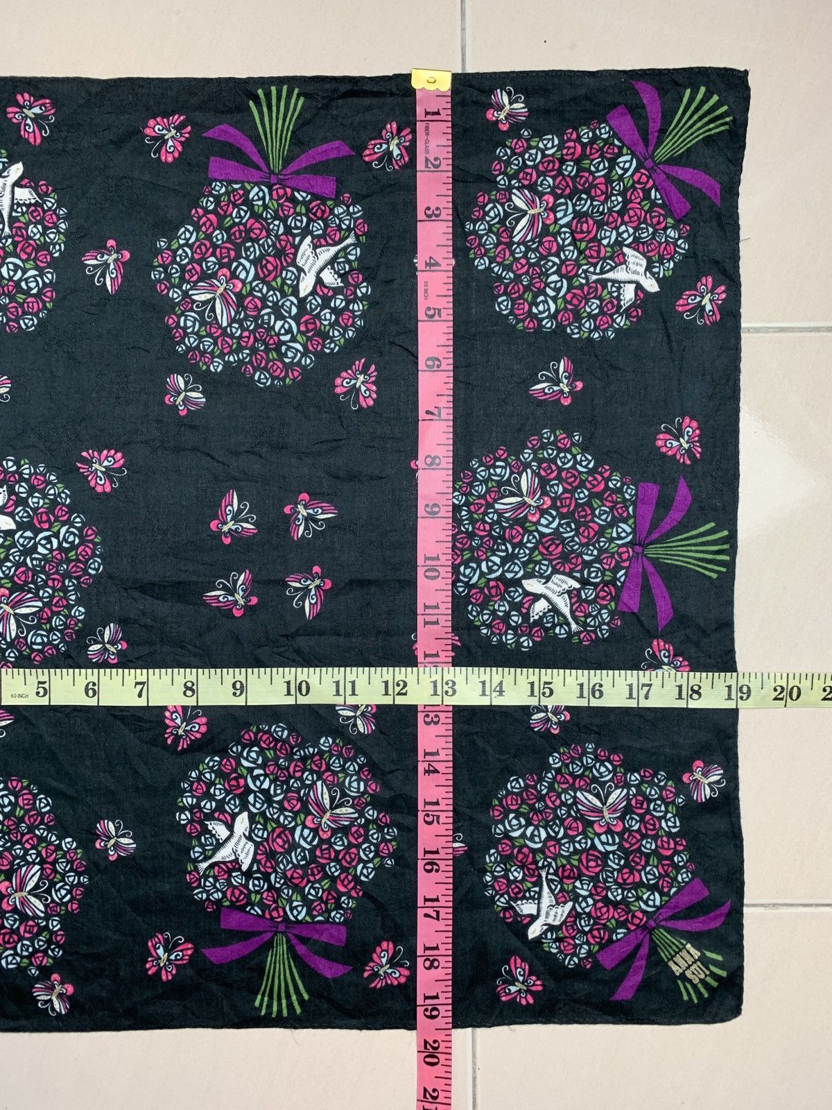 Anna Sui Anna Sui Handkerchief Pocketsquares Size ONE SIZE - 8 Thumbnail