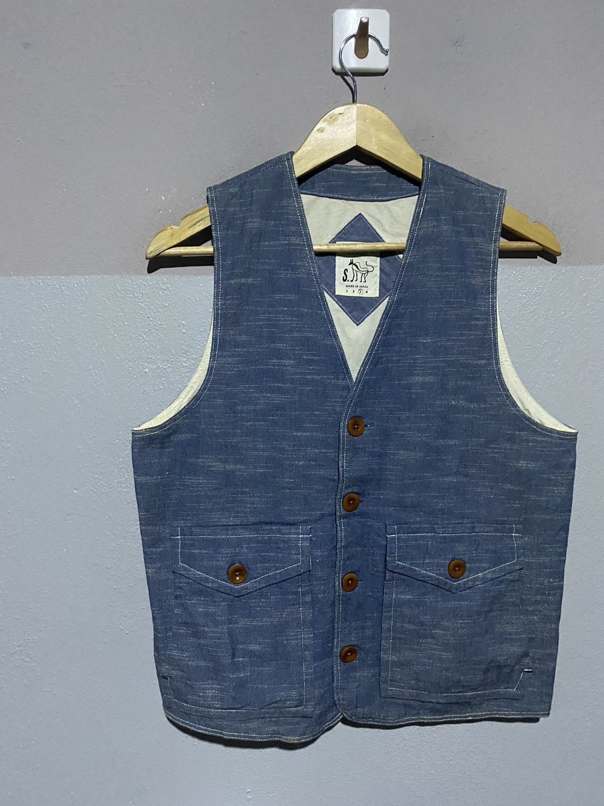 Japanese Brand 🔥SALE🔥ISSEY MIYAKE INSPIRED DESIGN MADE IN JAPAN VEST Size US L / EU 52-54 / 3 - 4 Thumbnail