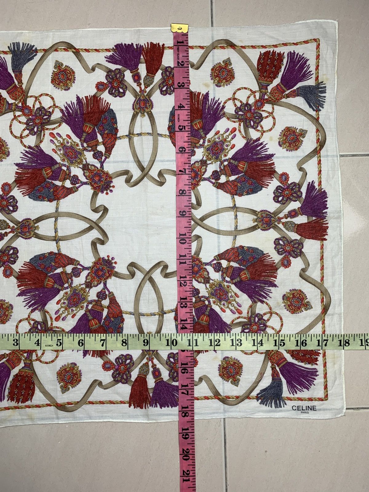 Celine Celine Handkerchief Pocketsquares Size ONE SIZE - 8 Thumbnail