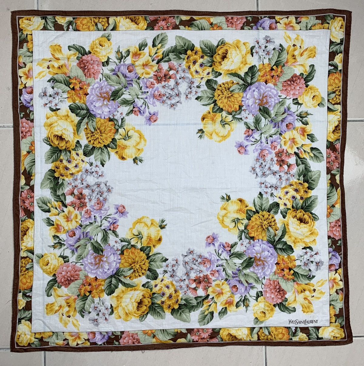 Yves Saint Laurent Yves Saint Laurent Handkerchief Pocketsquares Size ONE SIZE - 3 Thumbnail