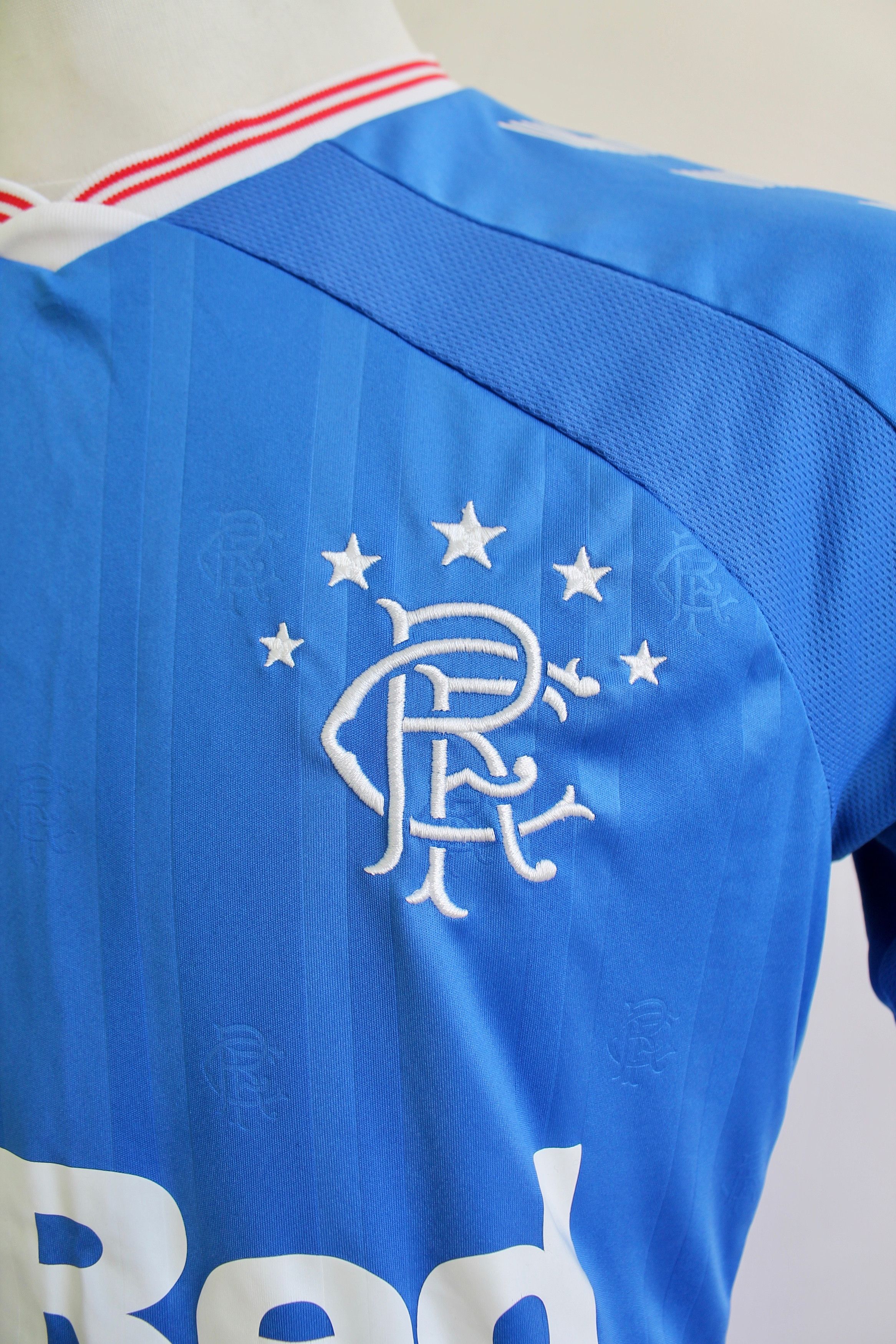 Hummel 2019 / 2020 Rangers Home Jersey Shirt Soccer Football Size US M / EU 48-50 / 2 - 3 Thumbnail